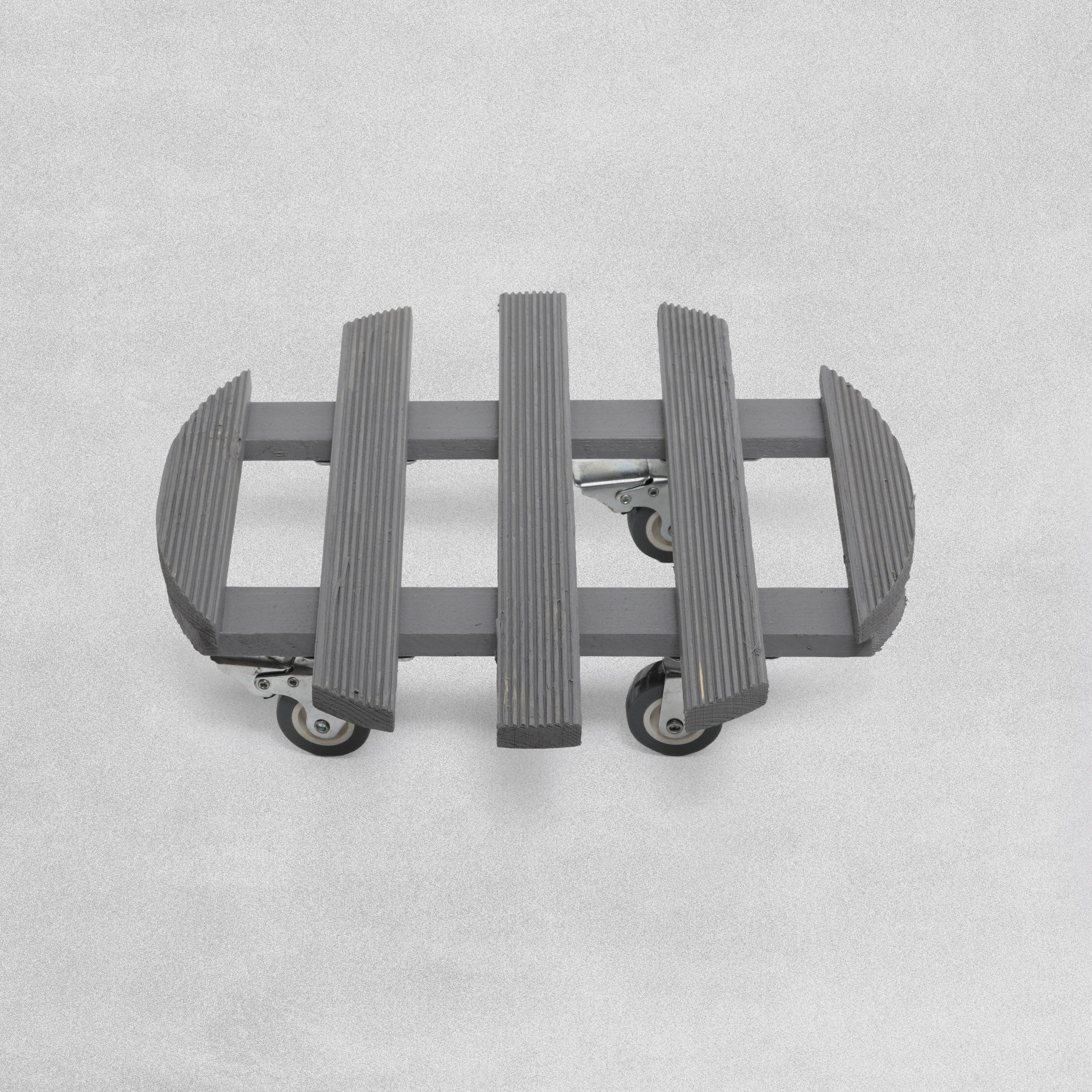 Woodlodge Grey Round Plant Pot Trolley  38cm