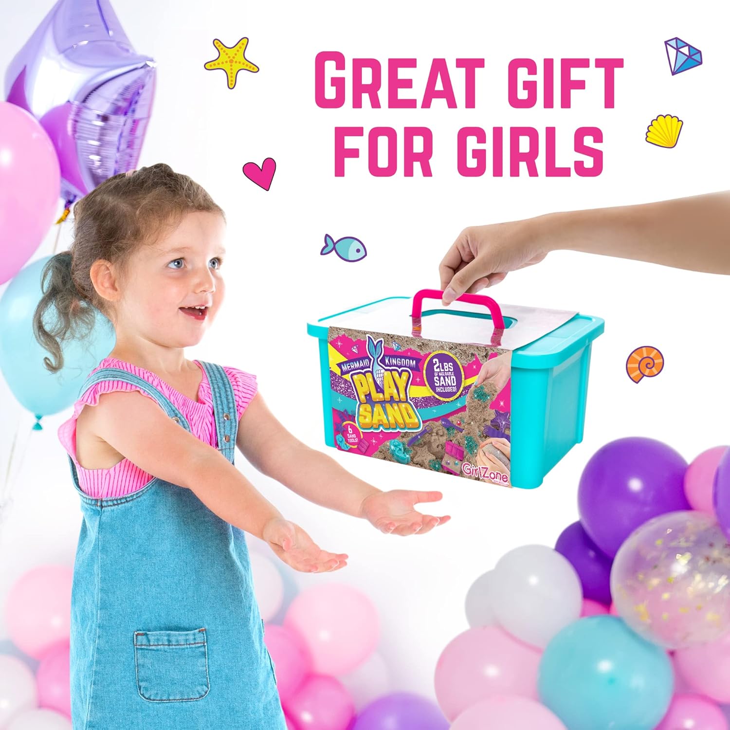 Girlzone Mermaid Moldable Sand Kit