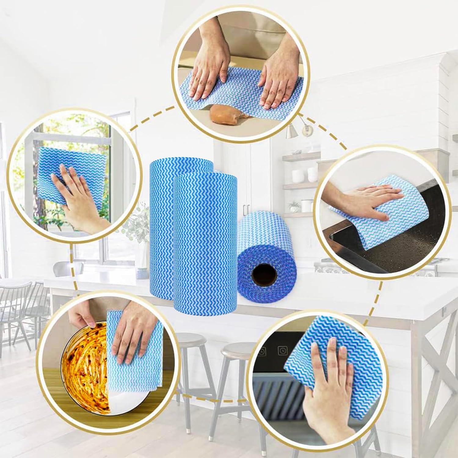 151 Duzzit Multi Purpose Cleaning Cloth On A Roll 25pk