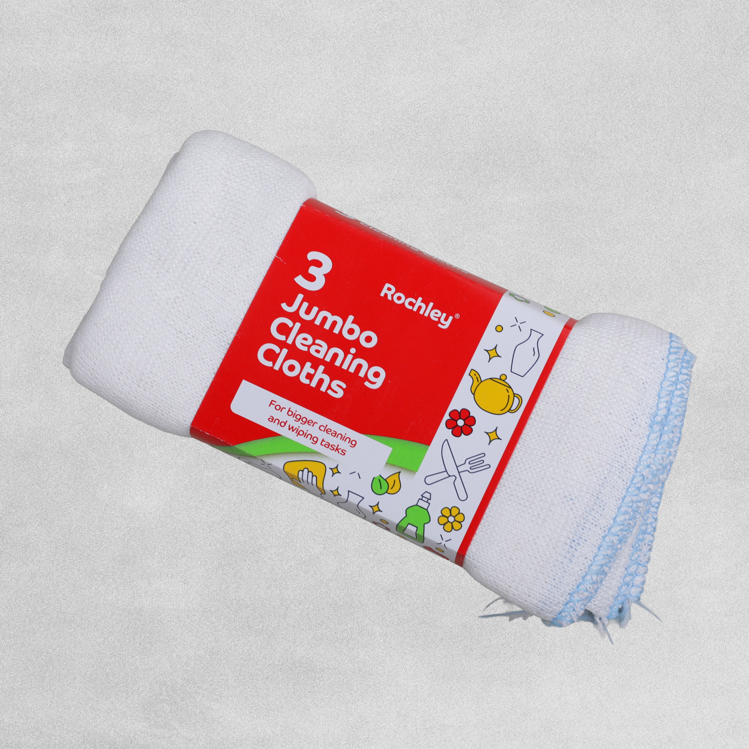 Rochley 3 Jumbo Cleaning Cloths