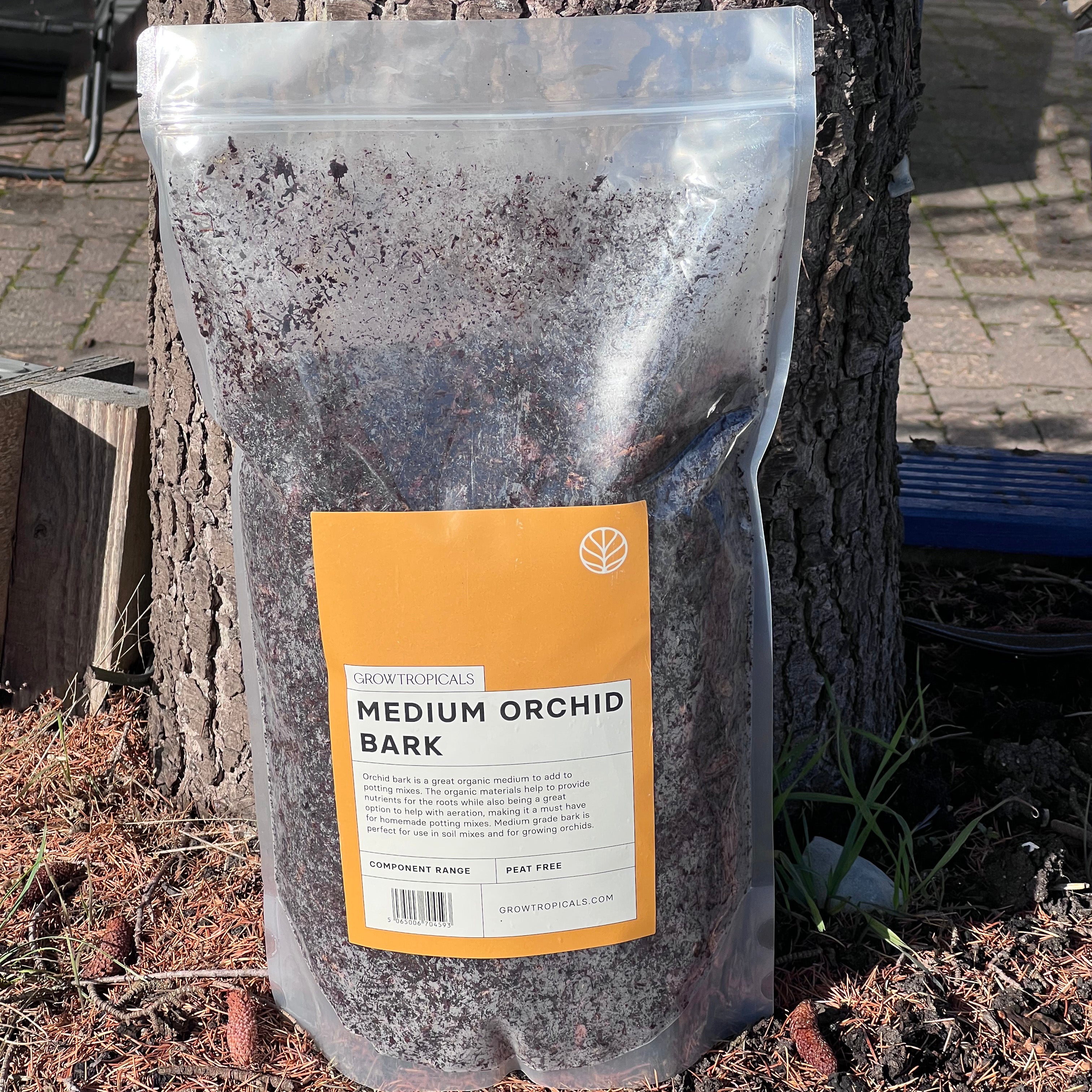 GrowTropicals Medium Orchid Bark 8L