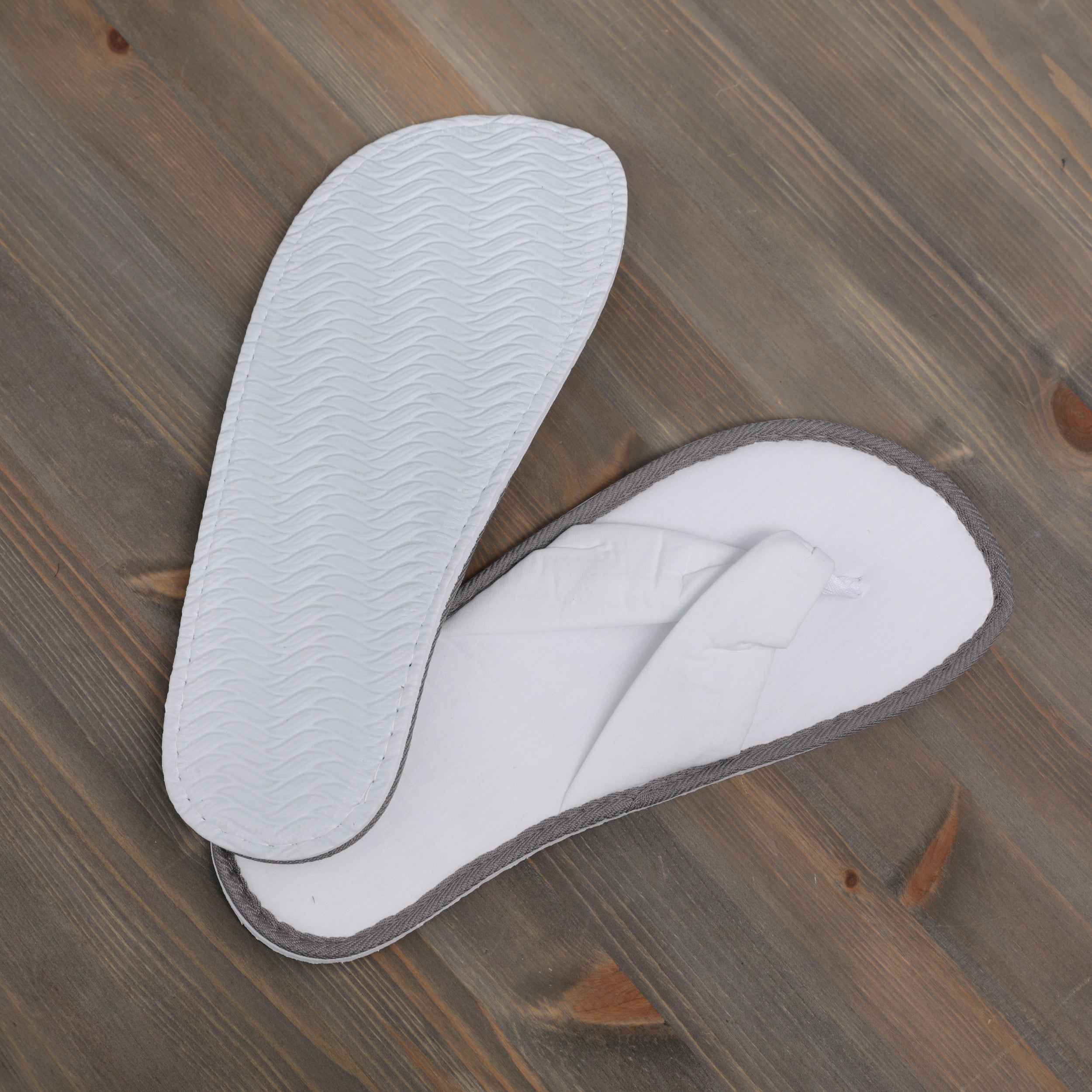 White Slipper Pair - One Size
