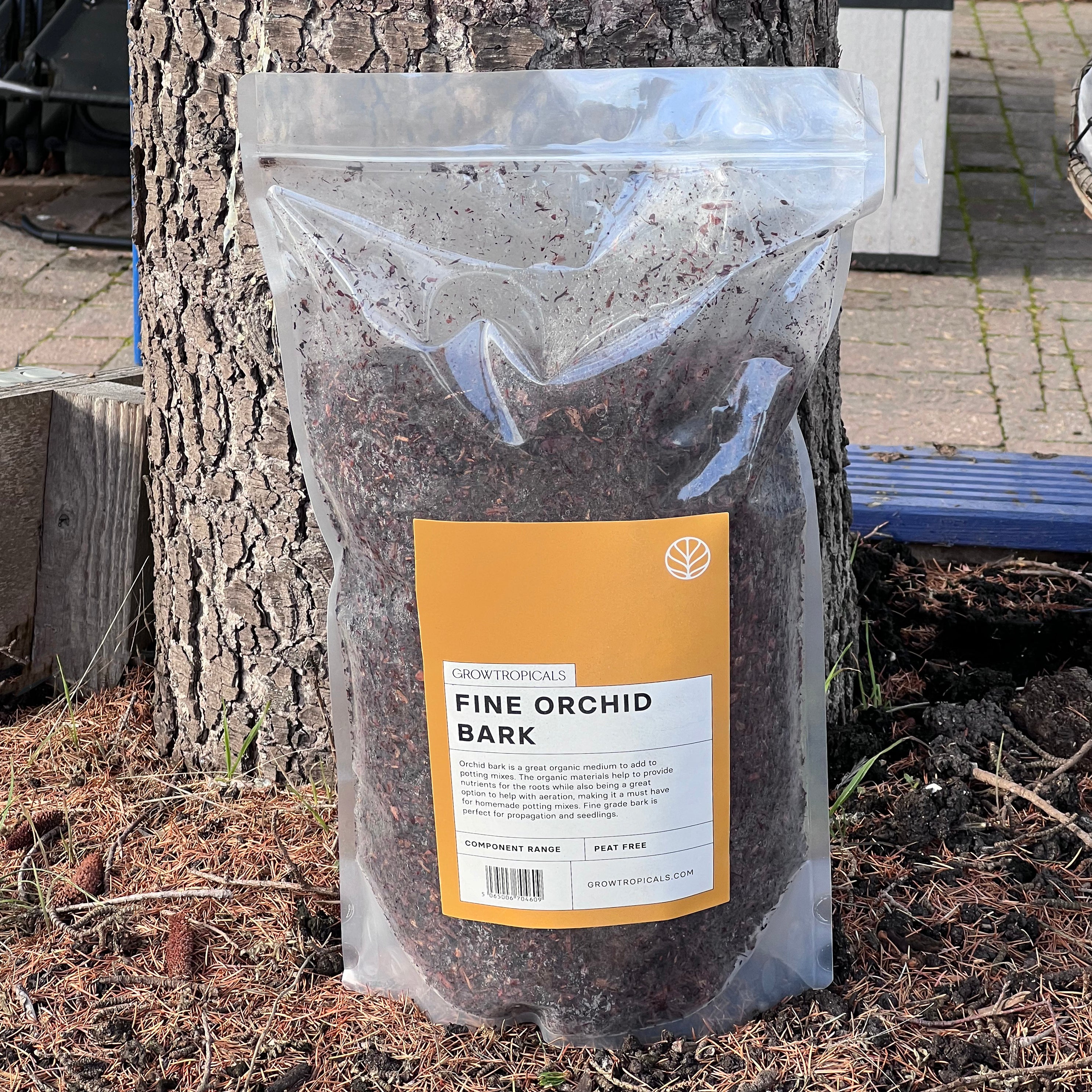 GrowTropicals Fine Orchid Bark 8L