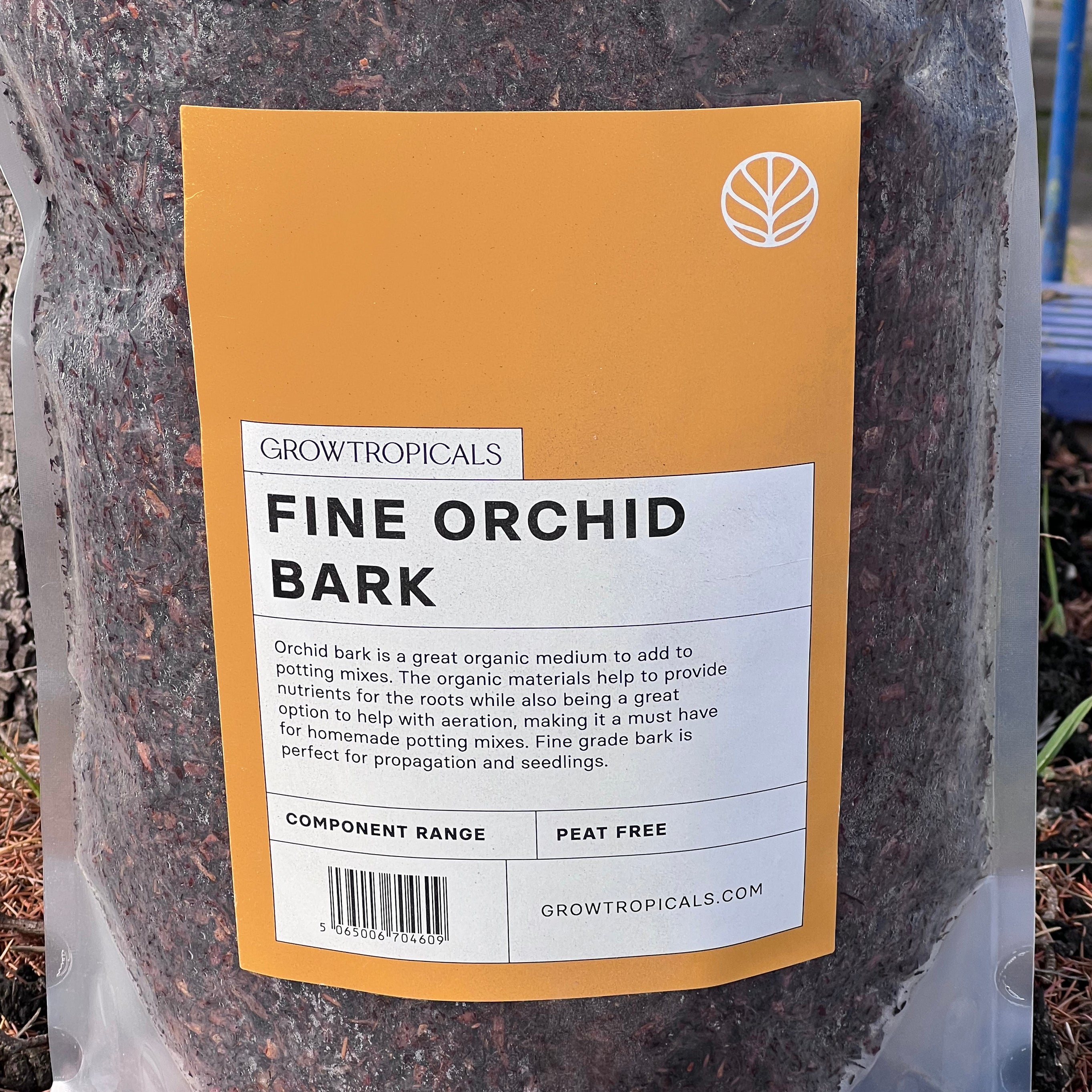 GrowTropicals Fine Orchid Bark 8L