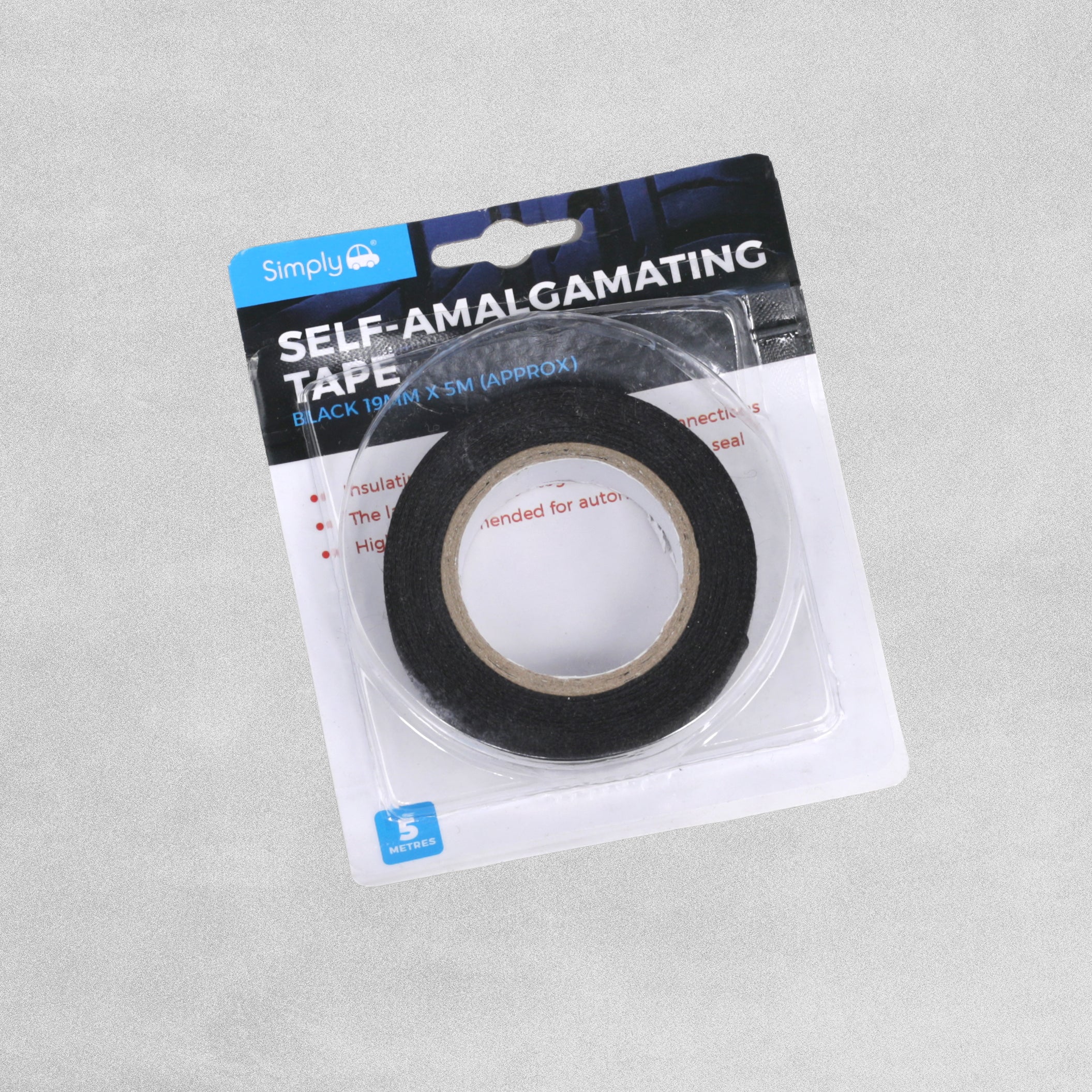 Simply Self-Amalgamating Tape Black 19mm x 5M