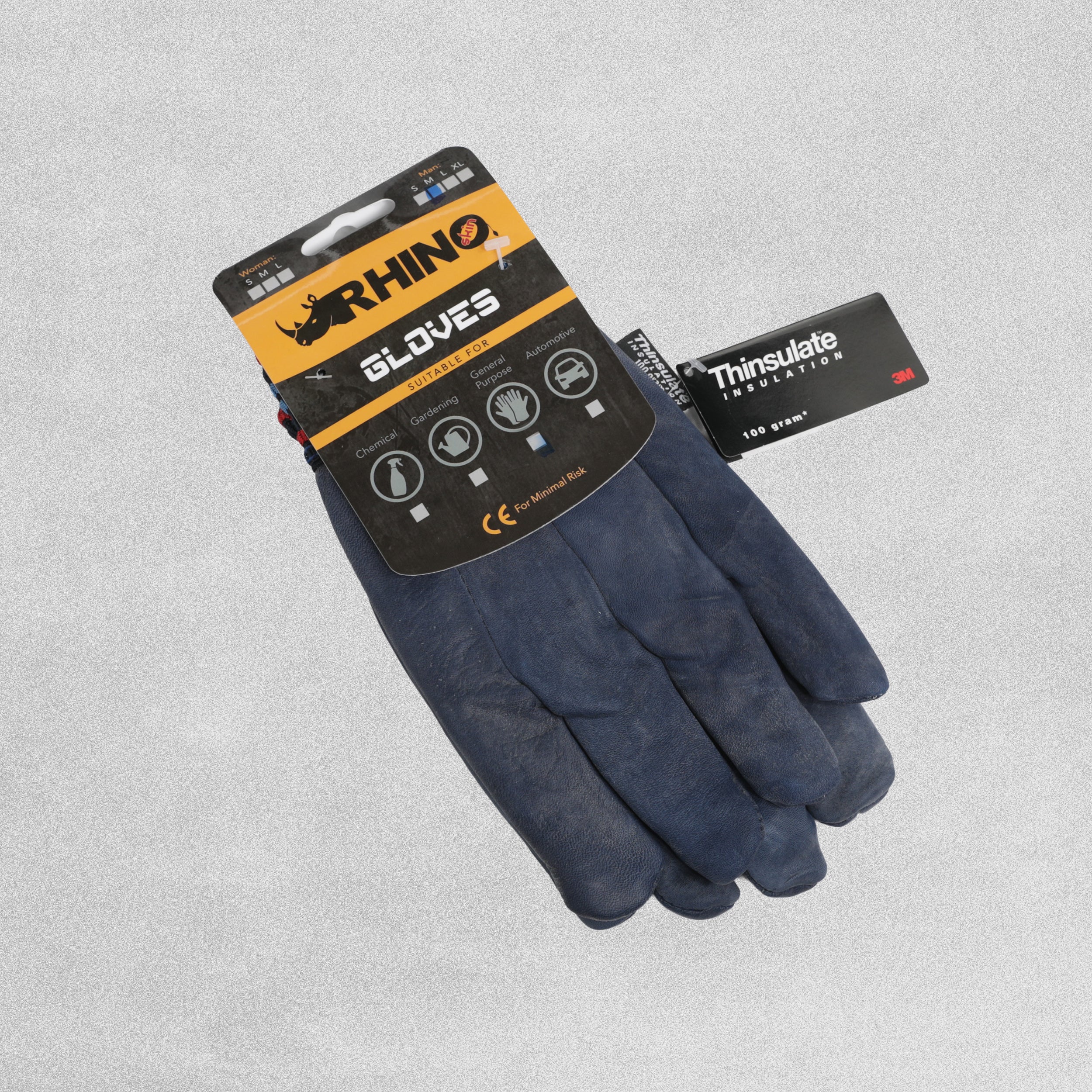 Rhino Thinsulate Leather Gloves - Medium