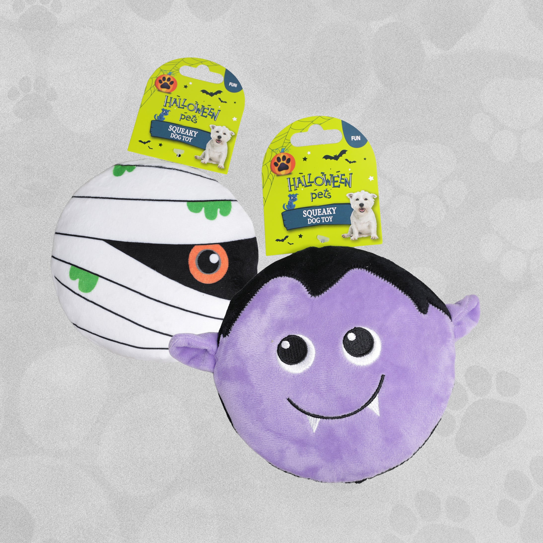 Halloween Pets Squeaky Disc Dog Toy - Various Styles Available