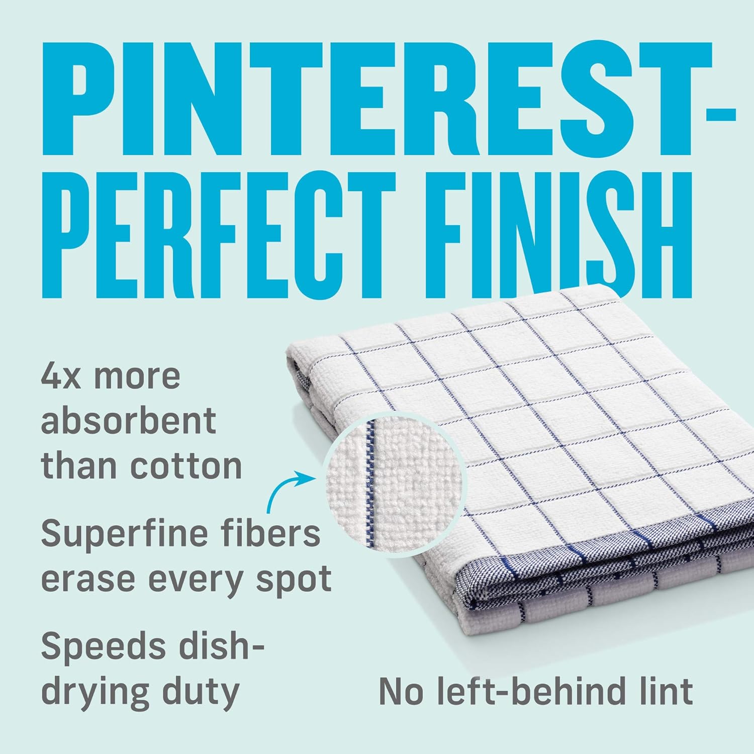 E-Cloth Classic Check Tea Towel