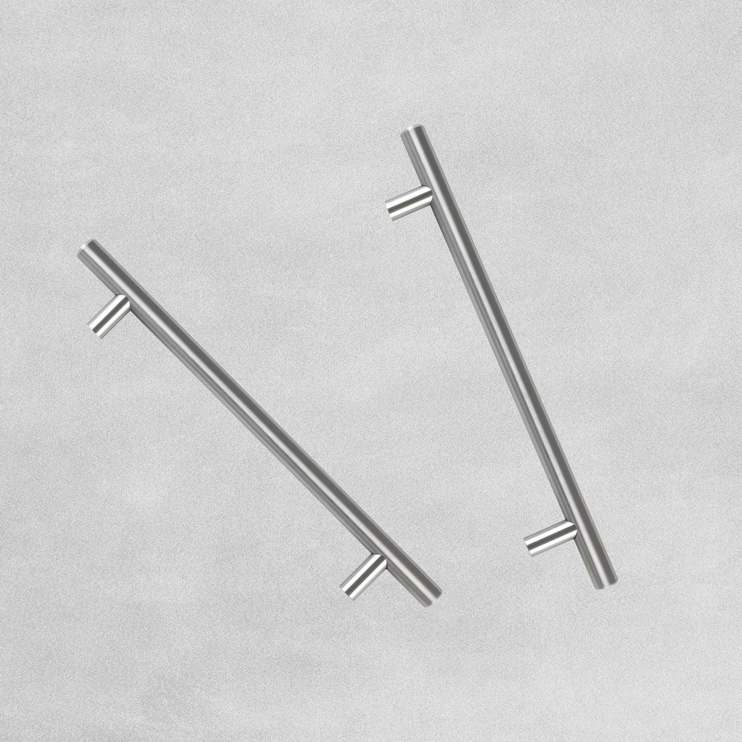 T Bar Handle Multipack Satin Nickel 96mm 6pk