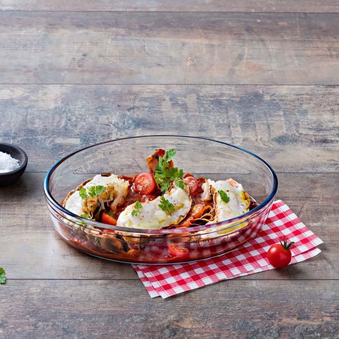 Ocuisine Oval Glass Oven Dish 26 x 18 x 6cm Approx 1.6L