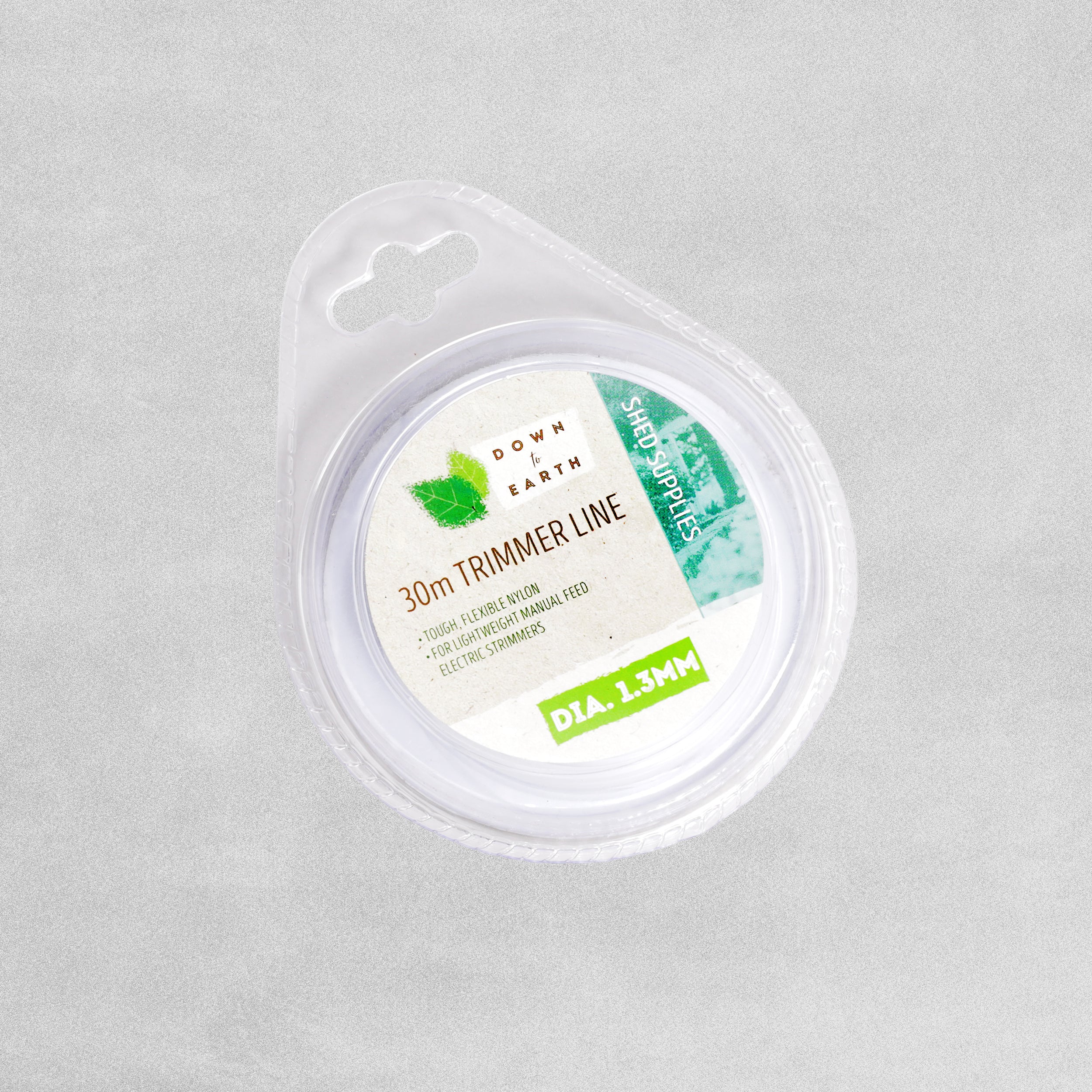 Down To Earth Trimmer Line Clear 30m 1.3mm