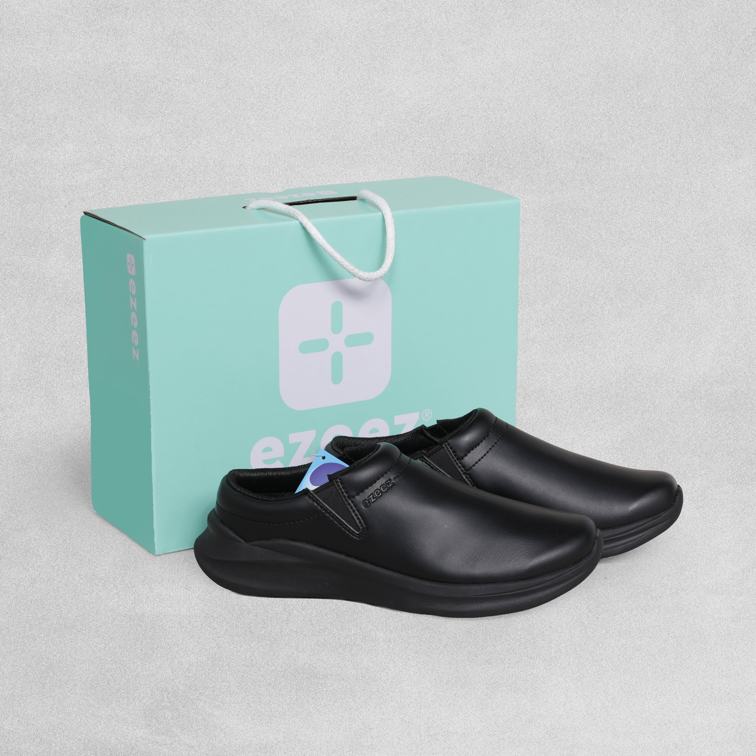 ezeez 24/7 Comfort Ladies Workwear Trainer Phoebe Spearmint - Black