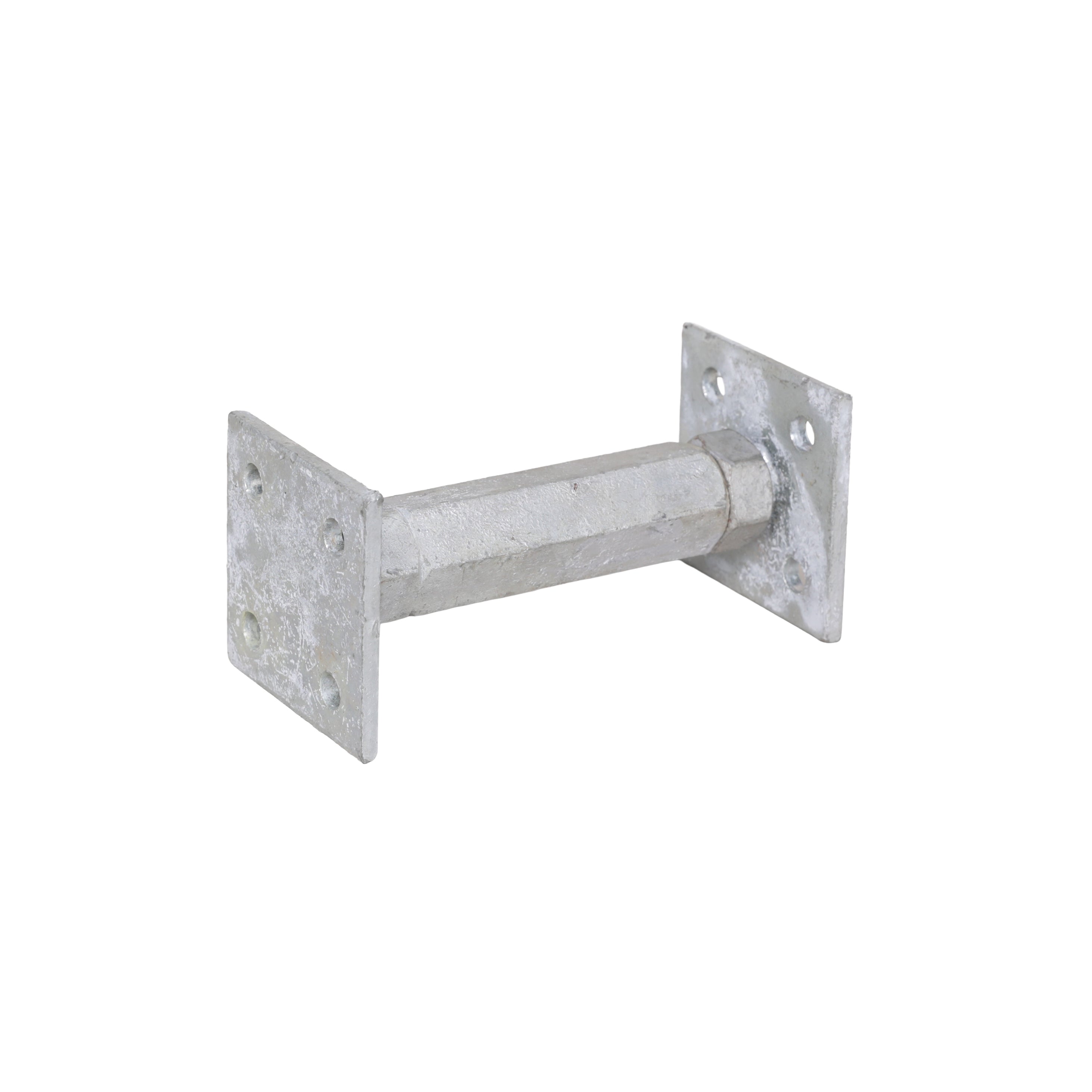 Heavy Duty Galvanised Adjustable 150-200mm Elevated Post Base Support