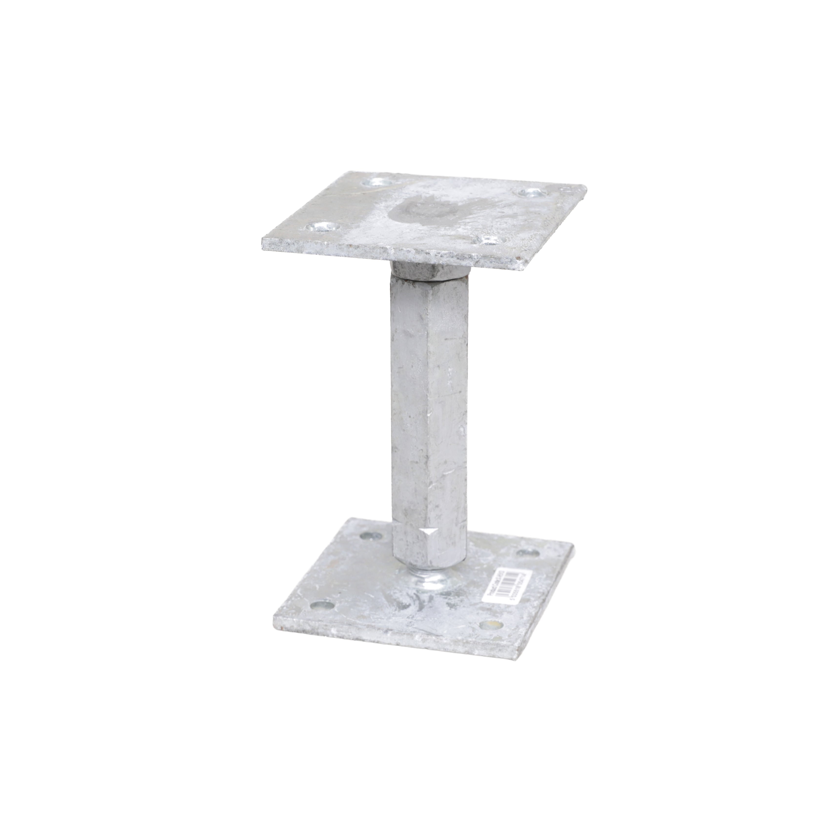 Heavy Duty Galvanised Adjustable 150-200mm Elevated Post Base Support