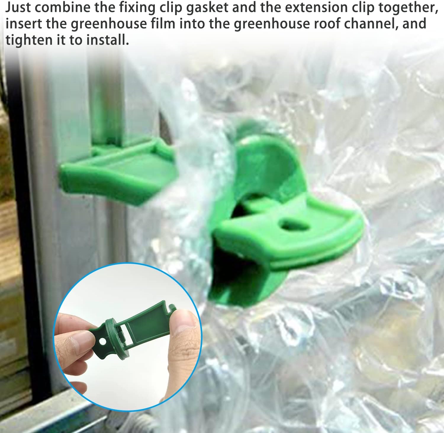 Down To Earth Greenhouse Clips and Extender clips 60pcs