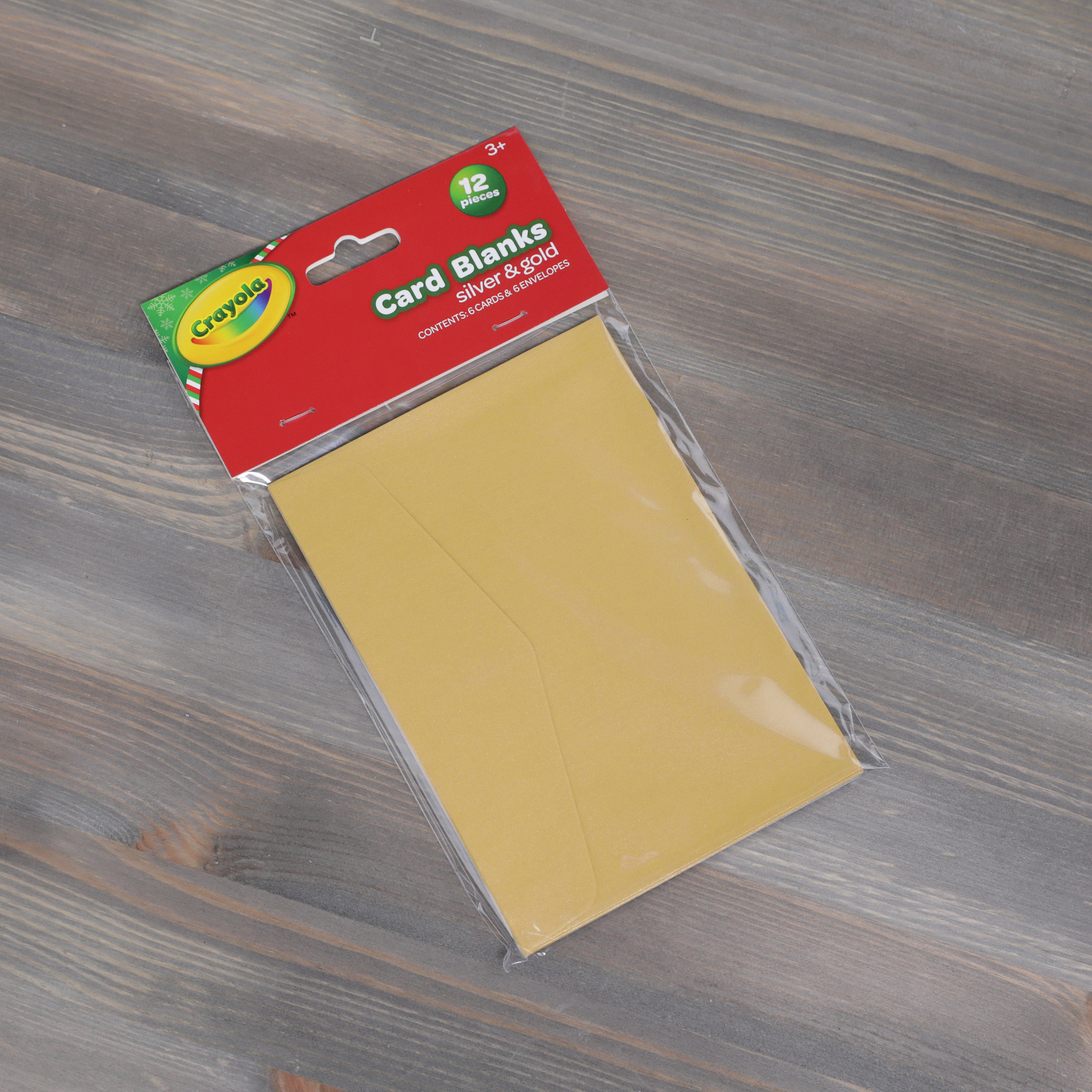 Crayola Card Blanks Silver and Gold 12pcs