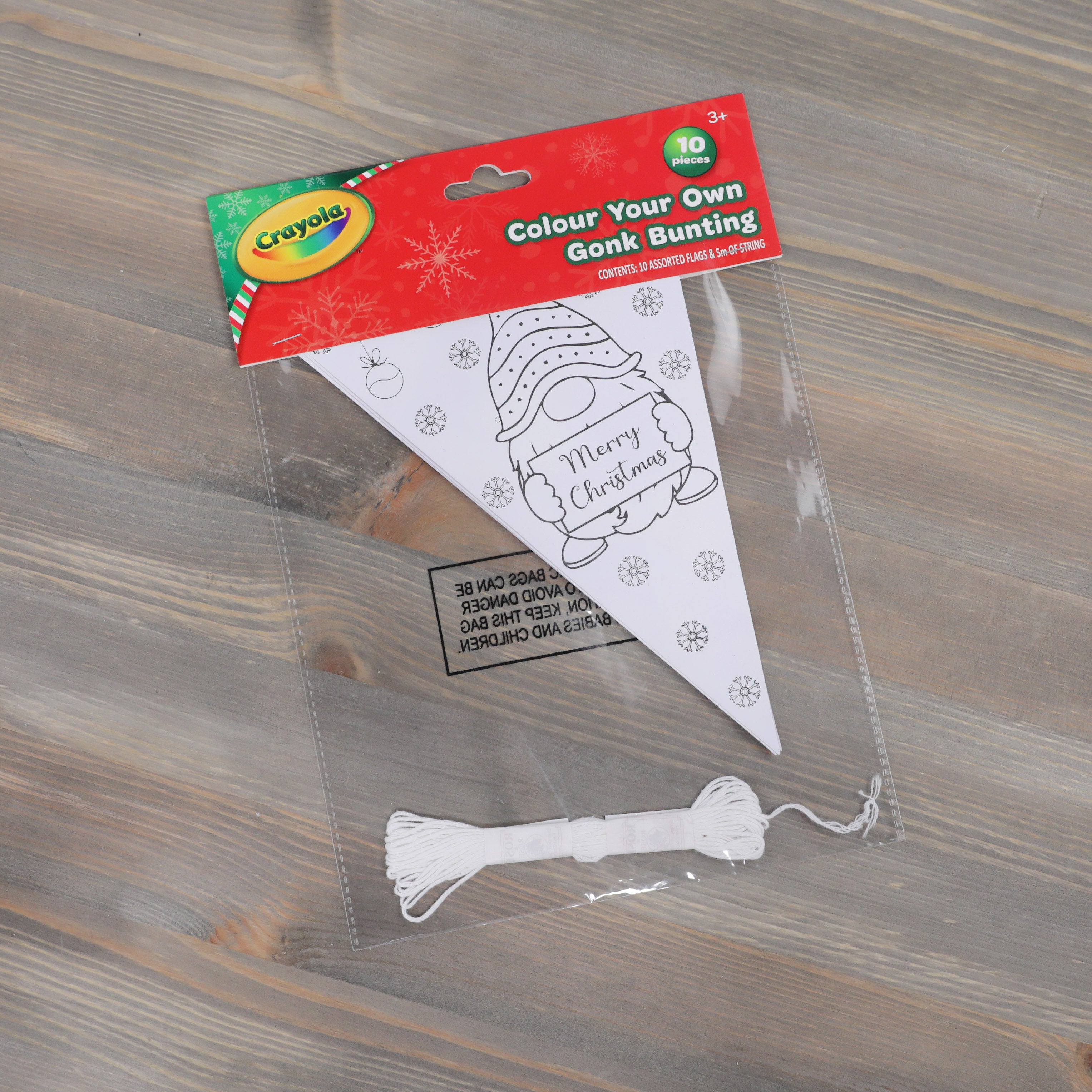 Crayola Colour Your Own Gonk Bunting