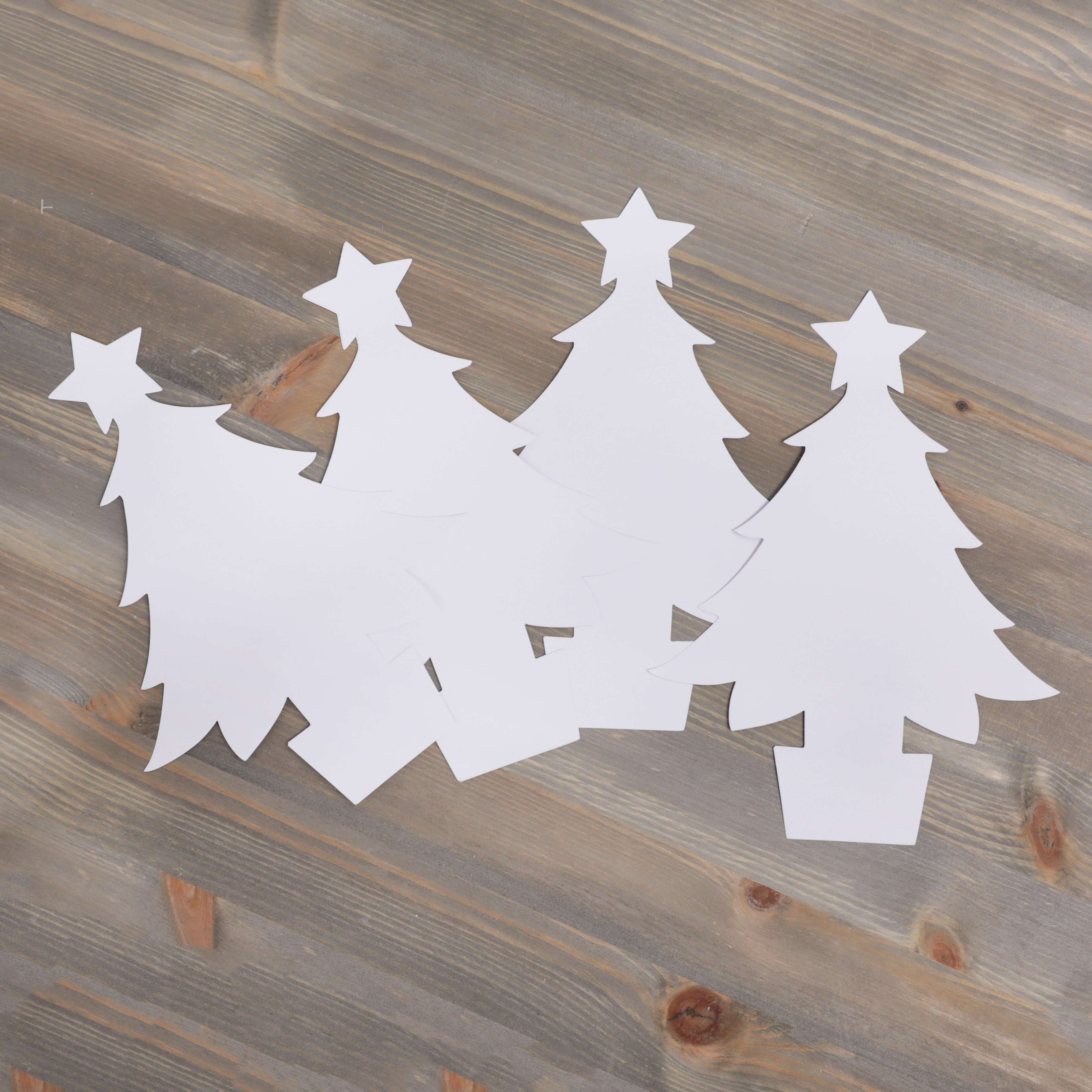 Crayola Blank Paper Christmas Trees 10pcs