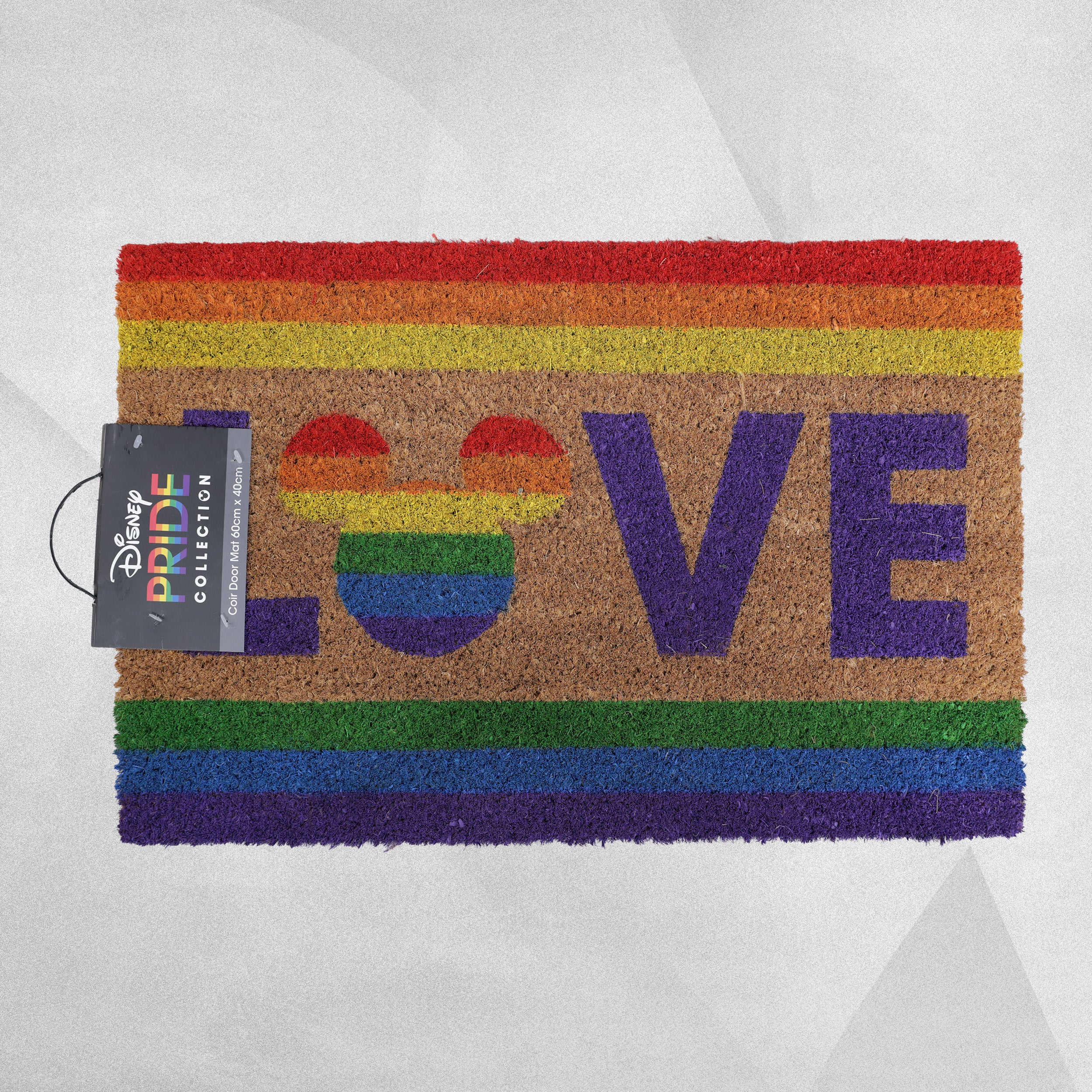 Disney Pride Coir Door Mat 60cm x 40cm