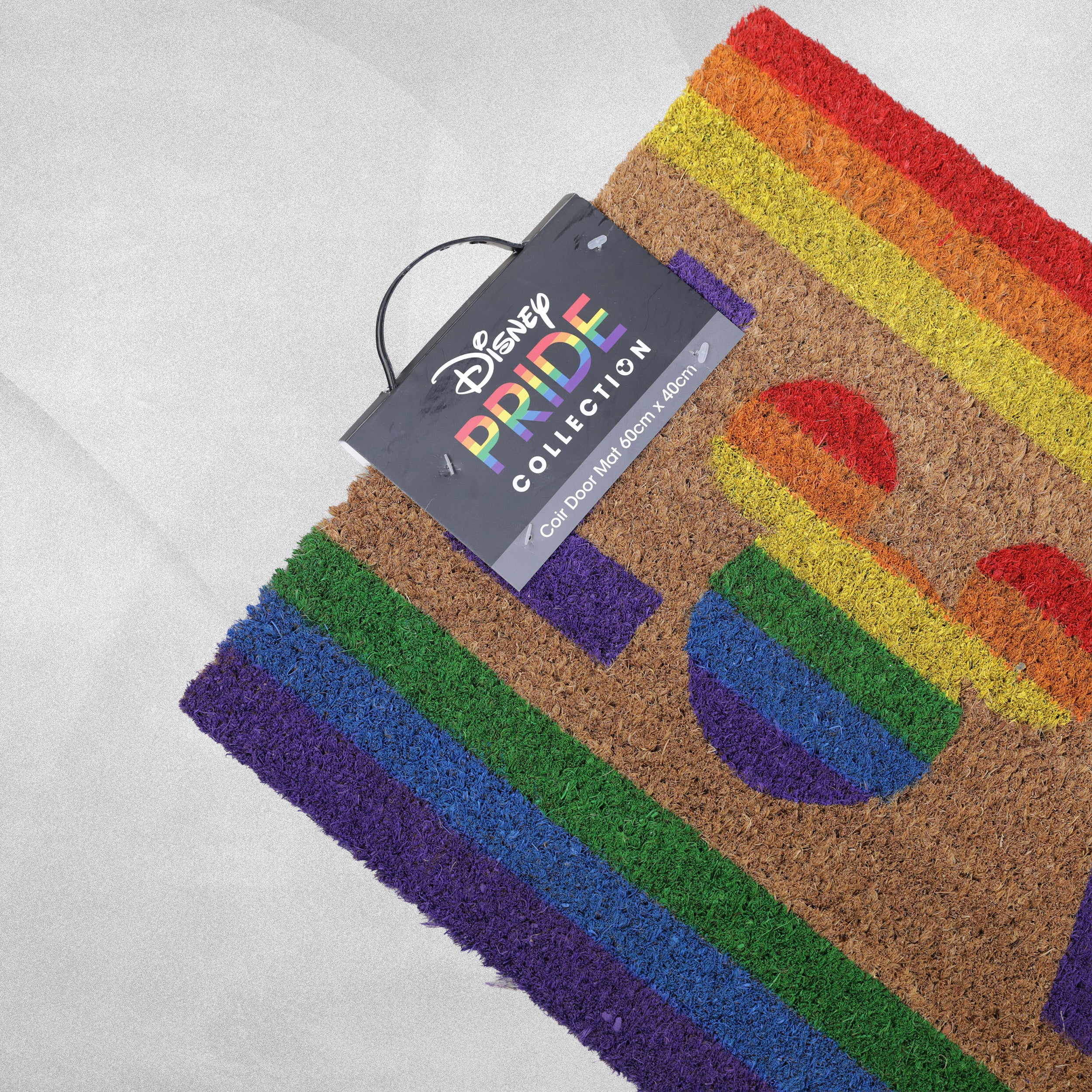 Disney Pride Coir Door Mat 60cm x 40cm