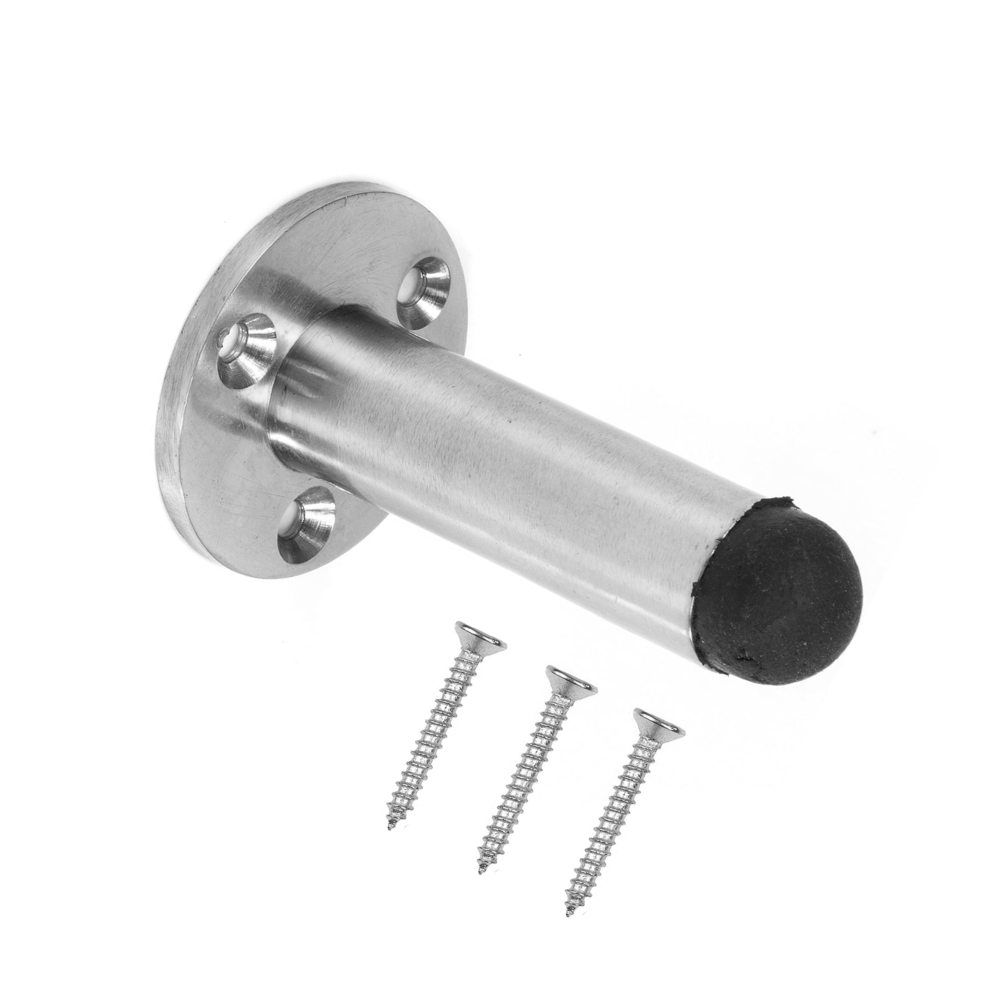 3" Brass Projecting Tubular Door Stop Galvorite Finish