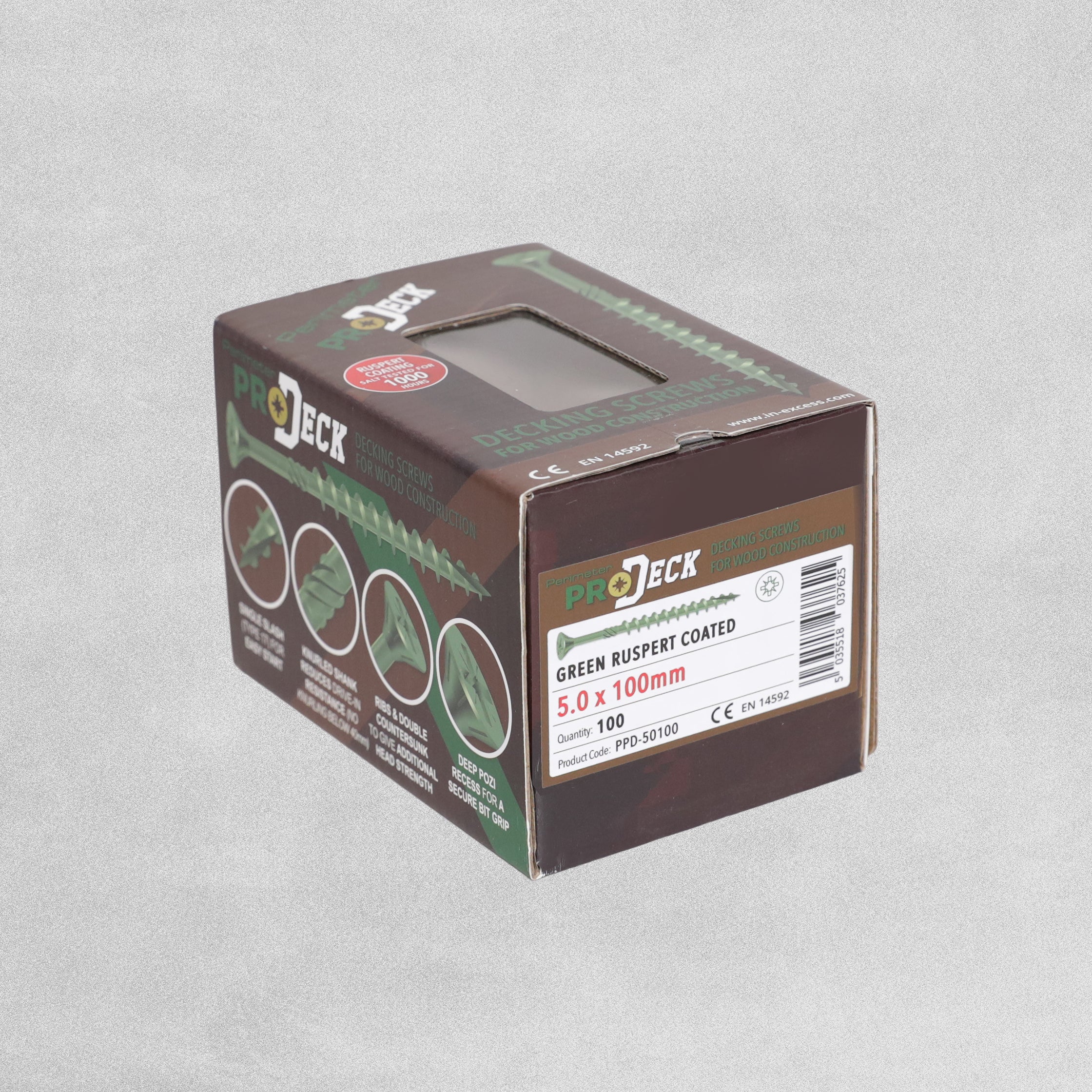 Perimeter ProDeck Decking Screws 5.0 x 100mm 100pcs