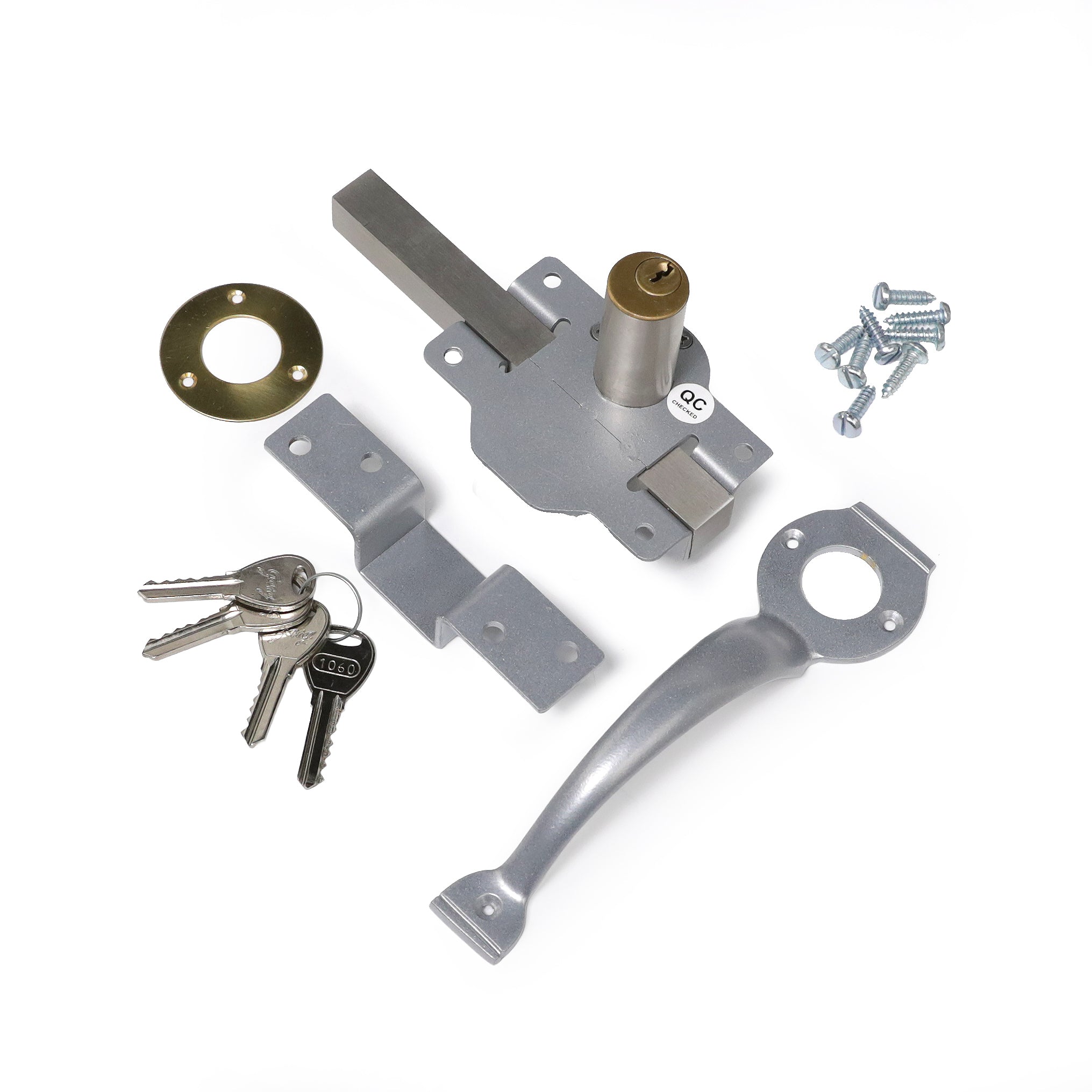 Galvorite Rim Dead Lock with Double Cylinder