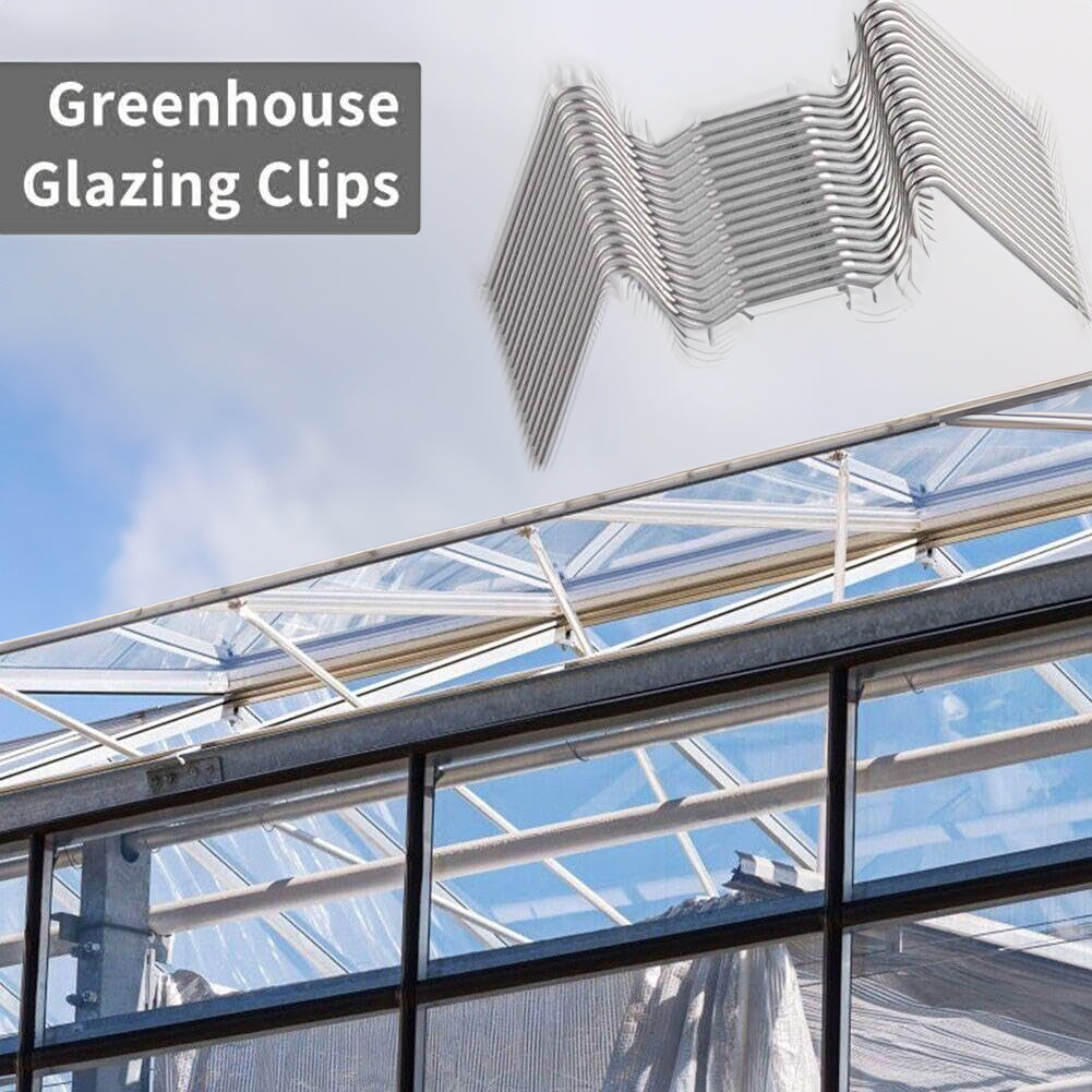 Down To Earth Green Greenhouse W Clips Pack of 25
