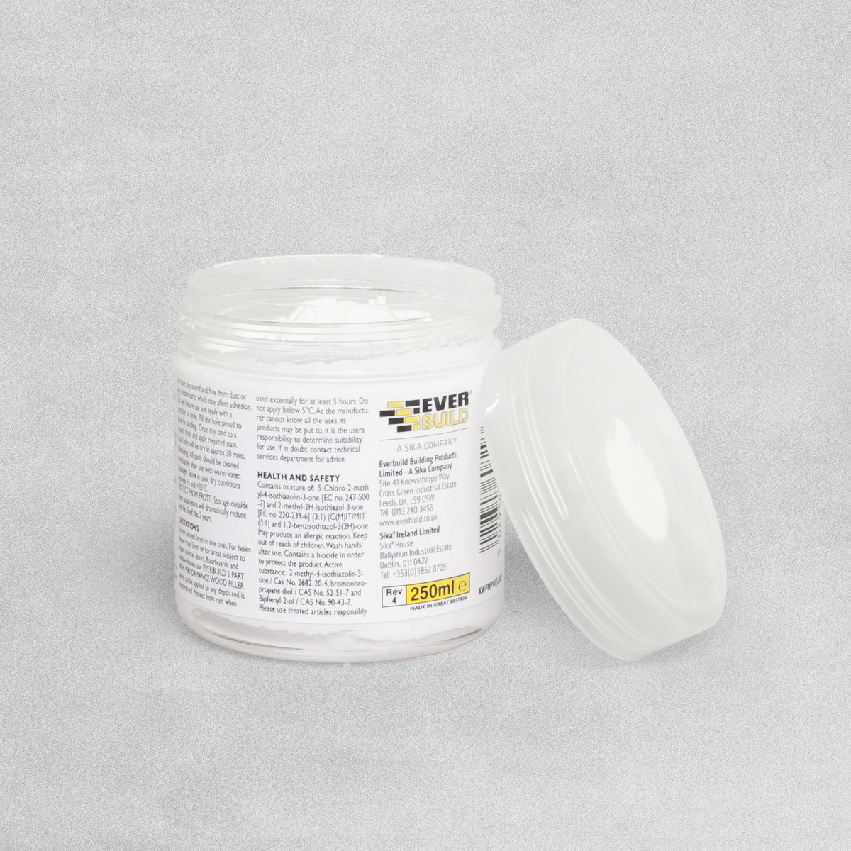 EverBuild Joiners Grade Wood Filler 250ml - White
