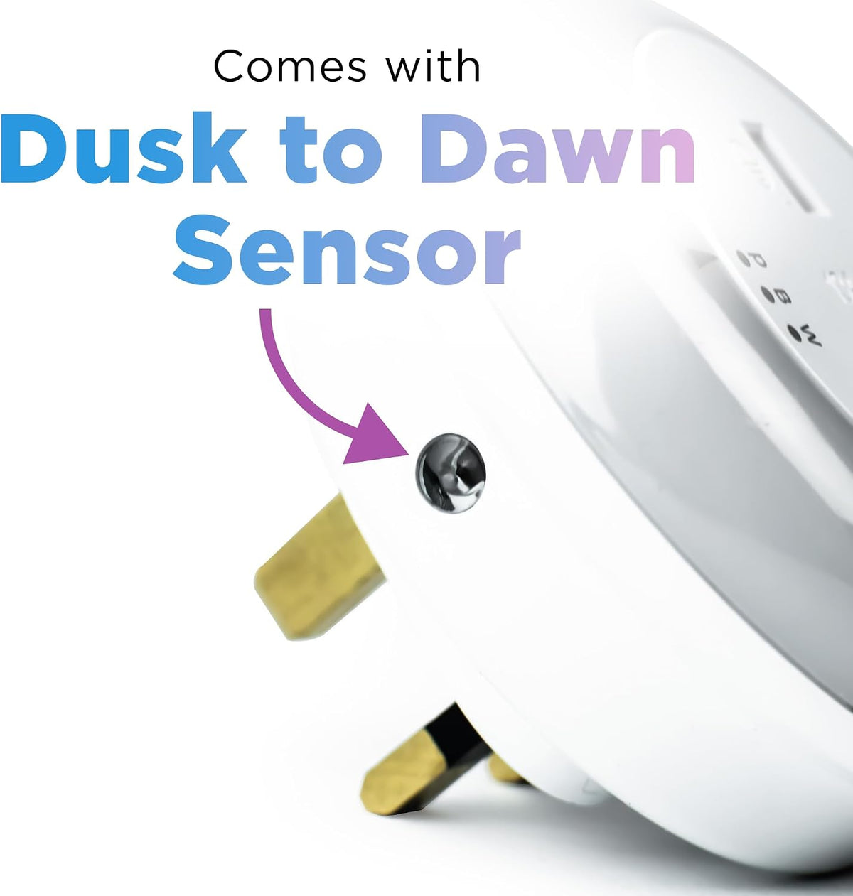 Status Dusk to Dawn Sensor LED Auto Night Light - Multi Colour Options