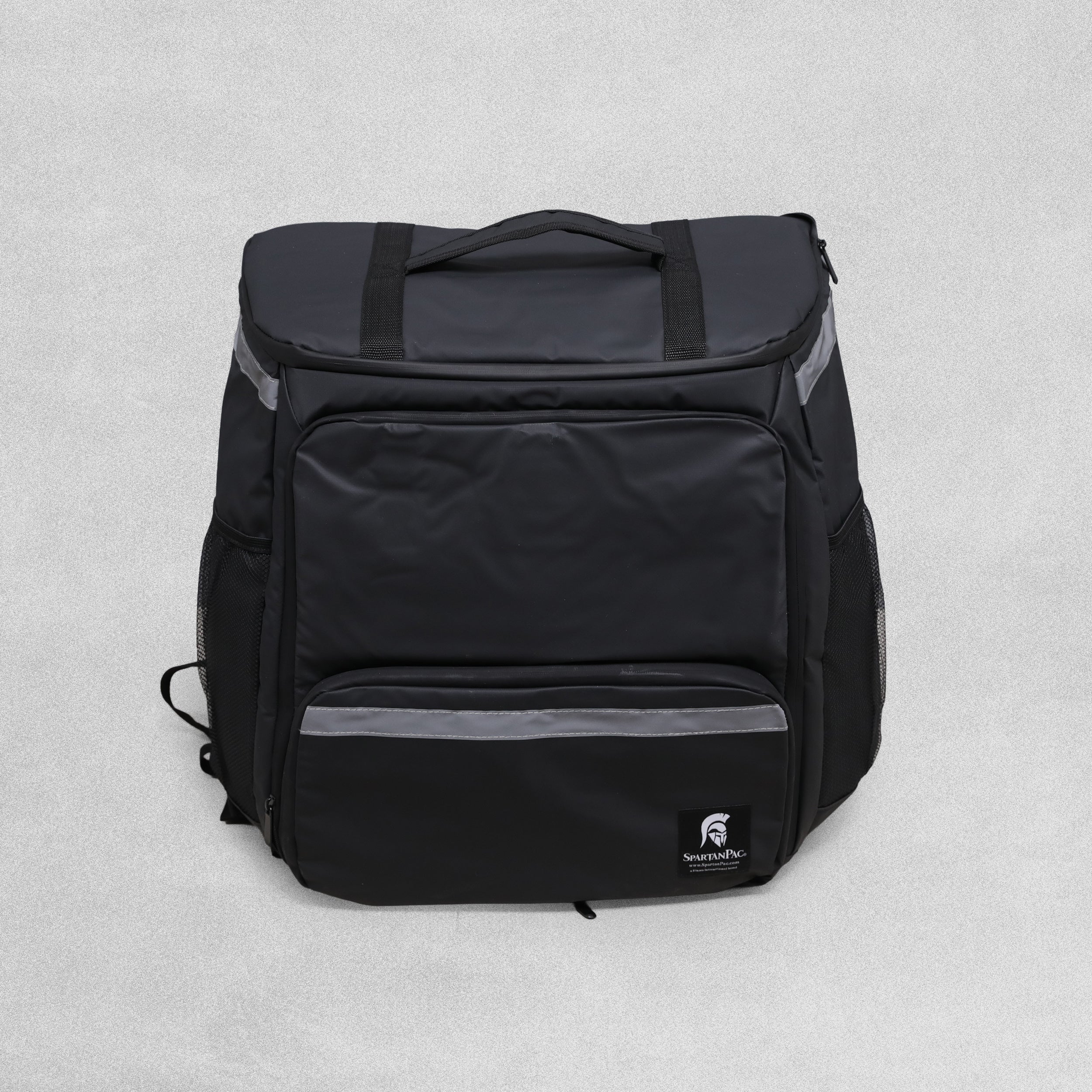 SpartanPac Black Food Delivery Bag - 47cm x 49cm x 28-40cm