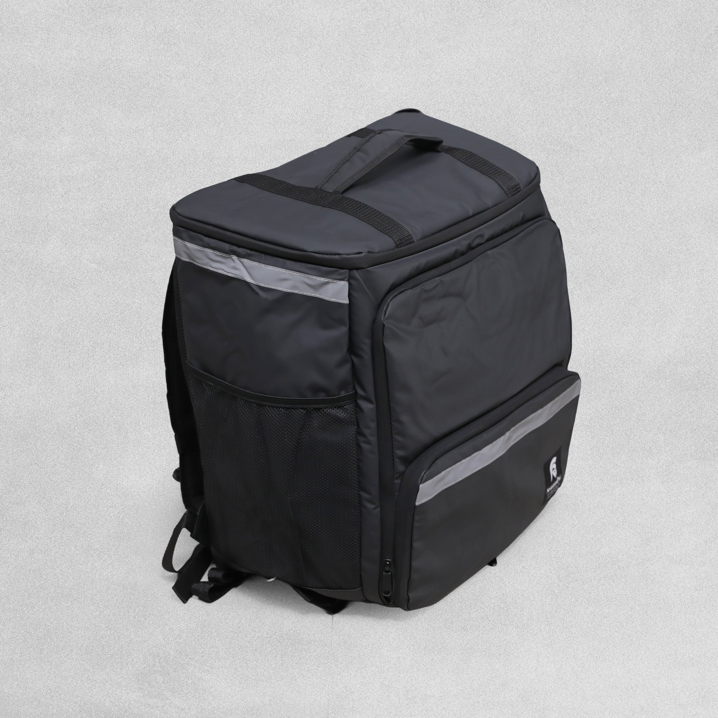 SpartanPac Black Food Delivery Bag - 47cm x 49cm x 28-40cm