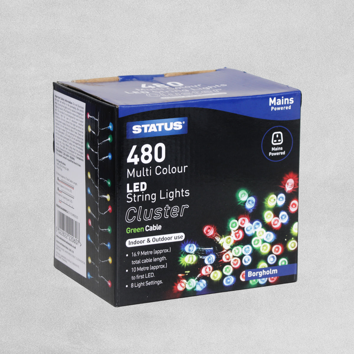 Status 480 Indoor / Outdoor LED String Lights CLUSTER - mains powered