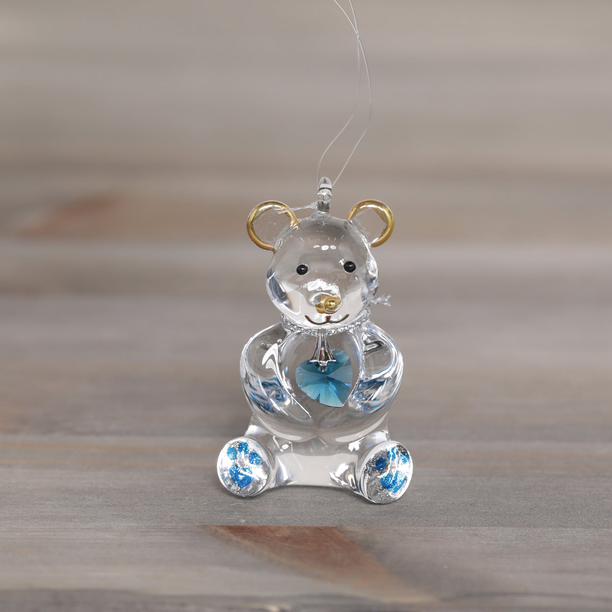 Wild Things Happy Little Bear Glass Decorations