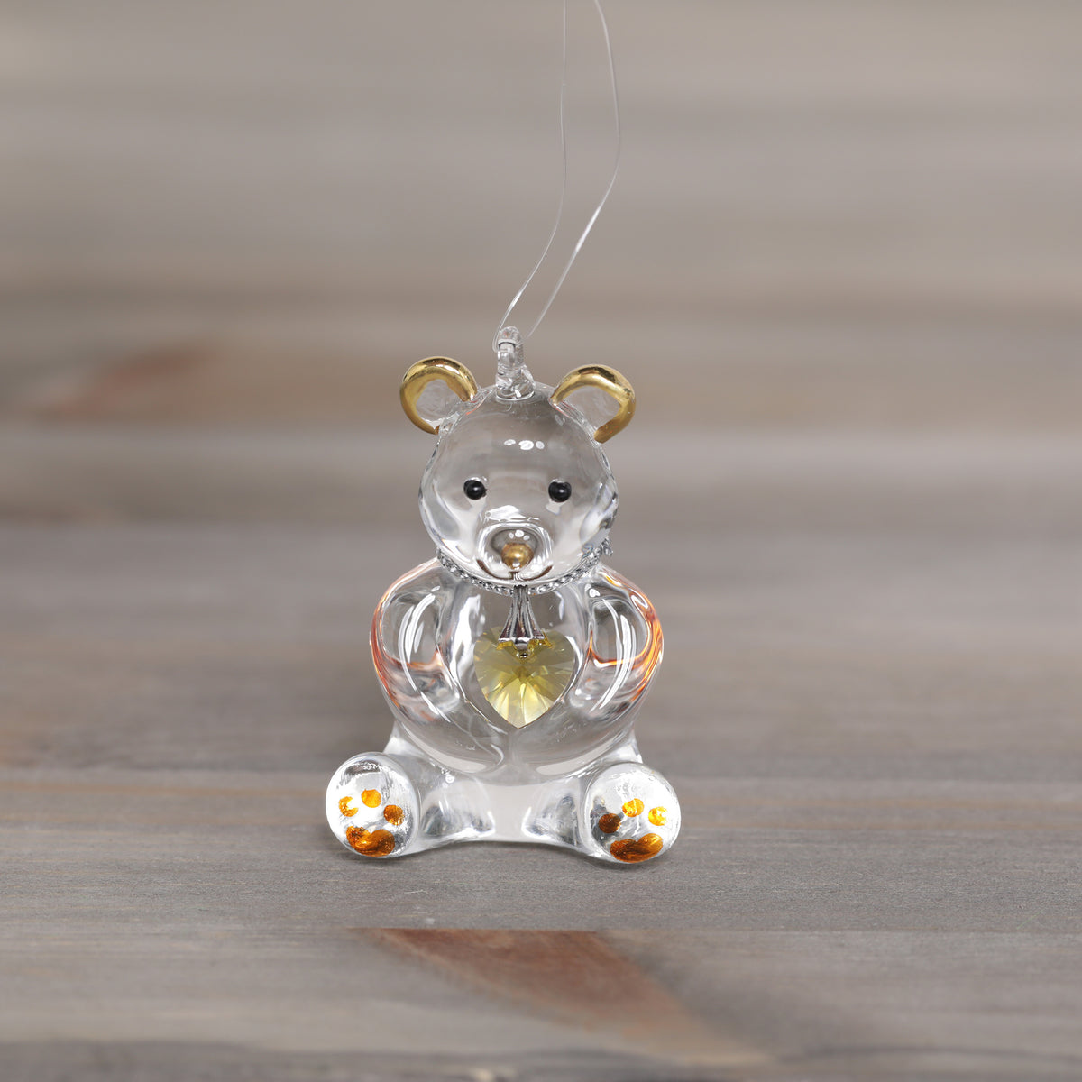 Wild Things Happy Little Bear Glass Decorations