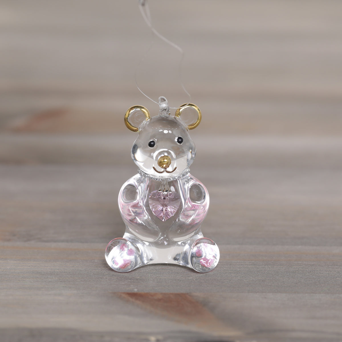 Wild Things Happy Little Bear Glass Decorations