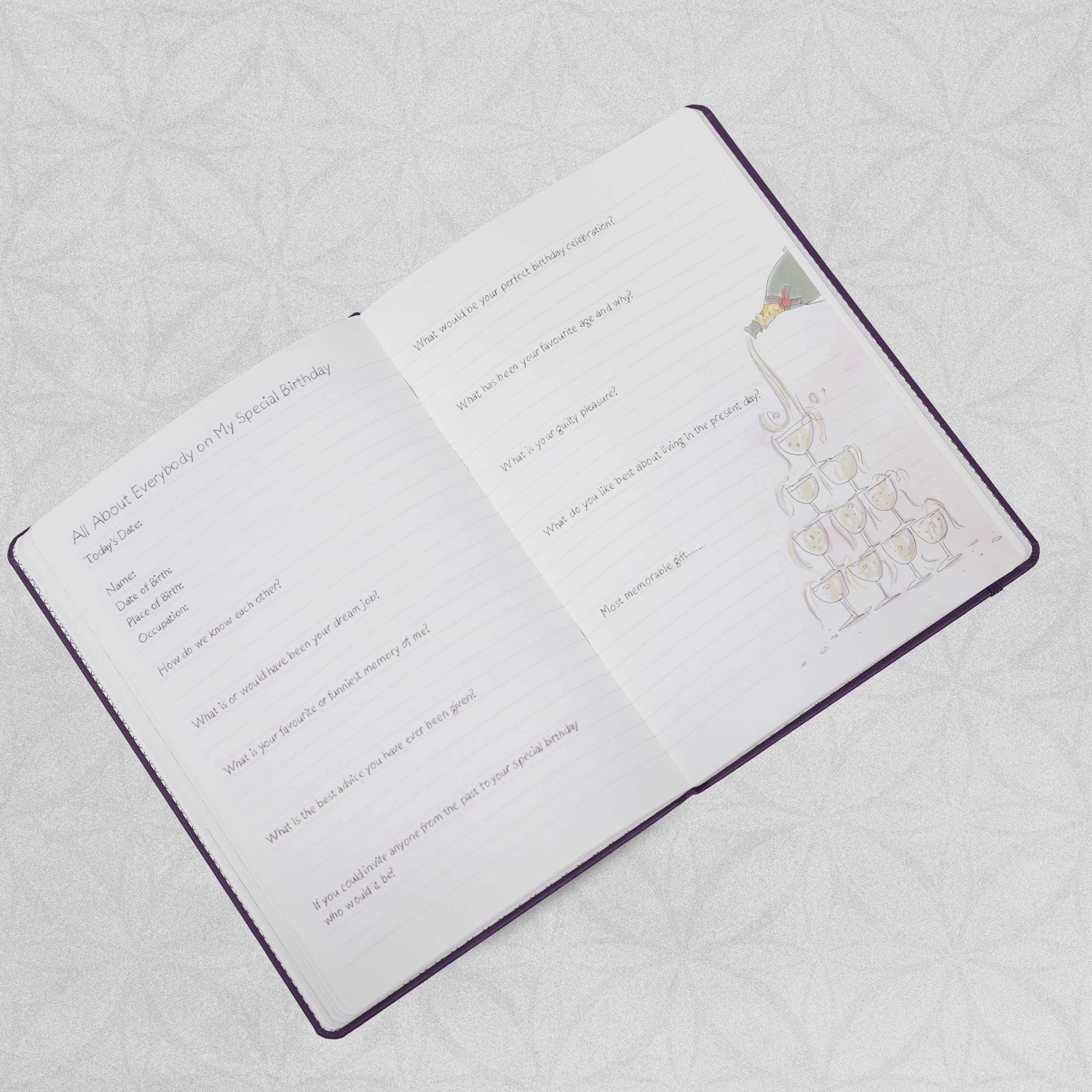 All About Everybody On My Special Birthday Memory Book