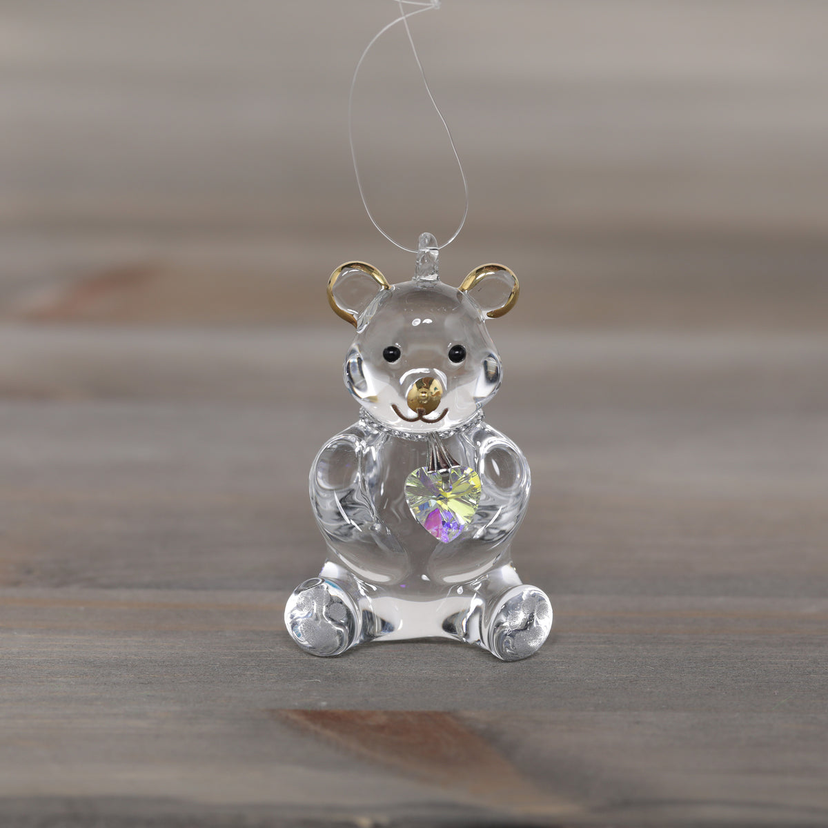 Wild Things Happy Little Bear Glass Decorations