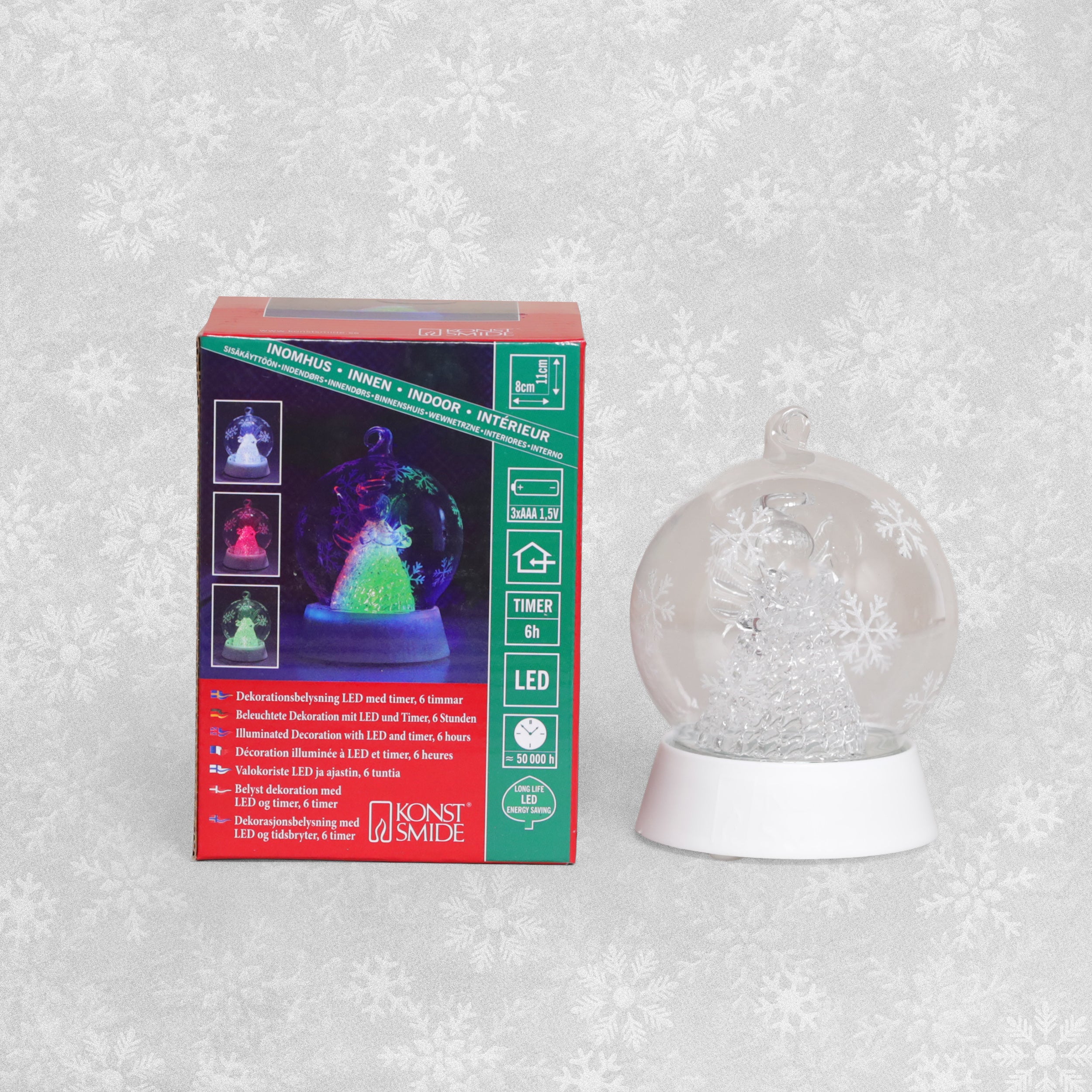 Konstsmide Glass Ball "Angel"