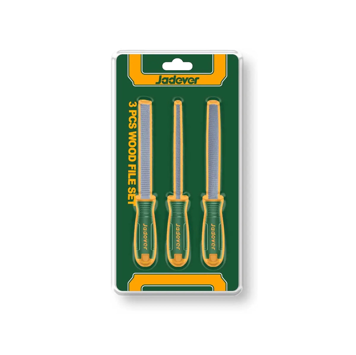 Jadever Wood File Set 200mm (8") 3pcs - JDSF1403
