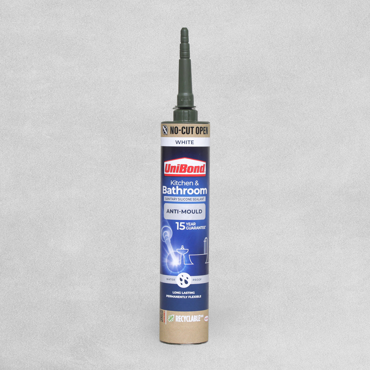 UniBond Kitchen and Bathroom Silicone Sealant Anti-Mould 280ml