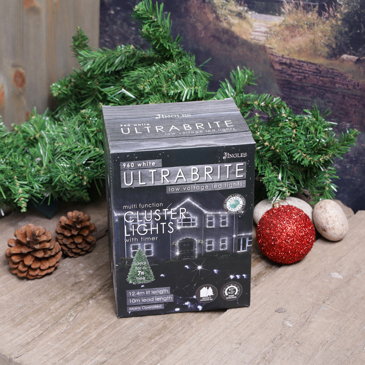 960 Ultrabrite Indoor / Outdoor Multifunction Low Voltage LED String CLUSTER Lights - mains powered