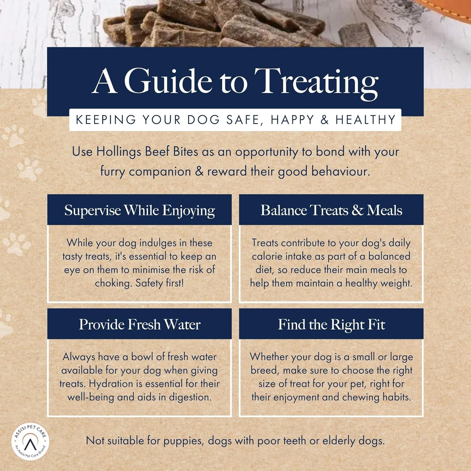 Hollings Training Treat Strips with Chicken - 100g