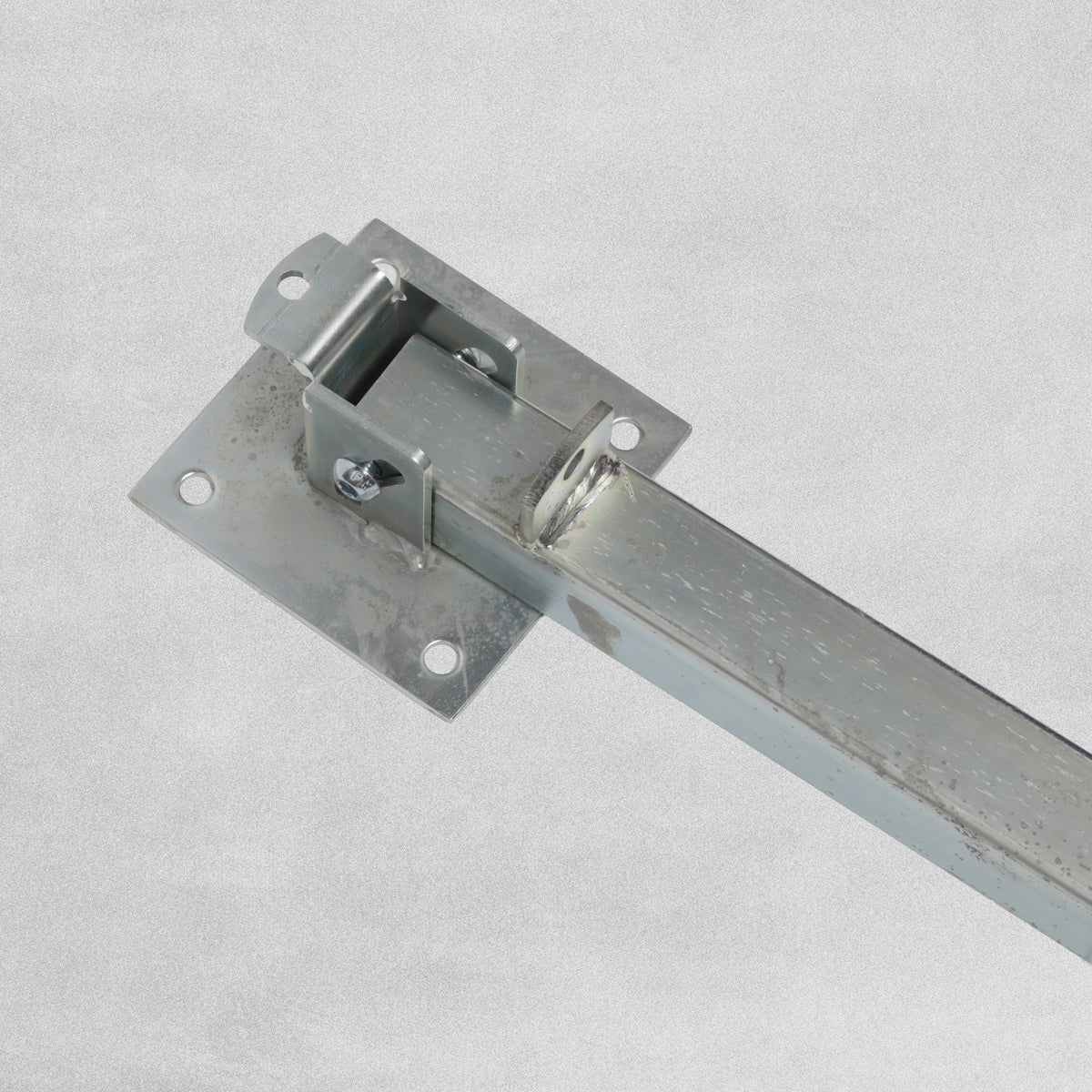 Square Column Lockable Parking Bollard Security Post with Padlock