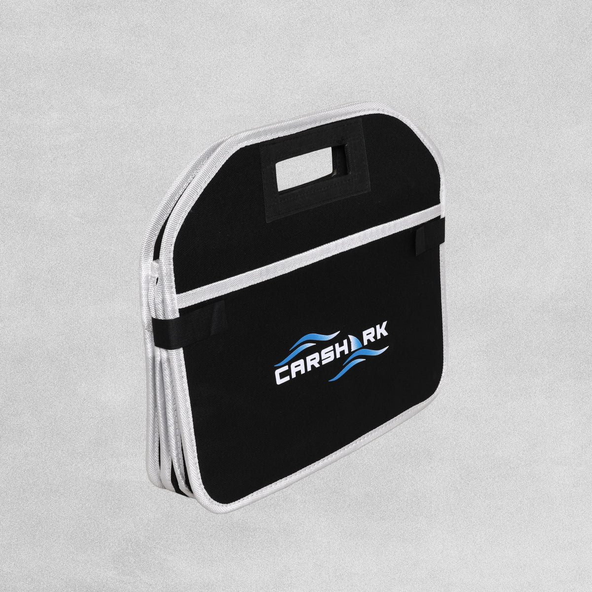 Carshark Car Boot Organiser Storage Box 2-in-1 with Cooler Bag - Black