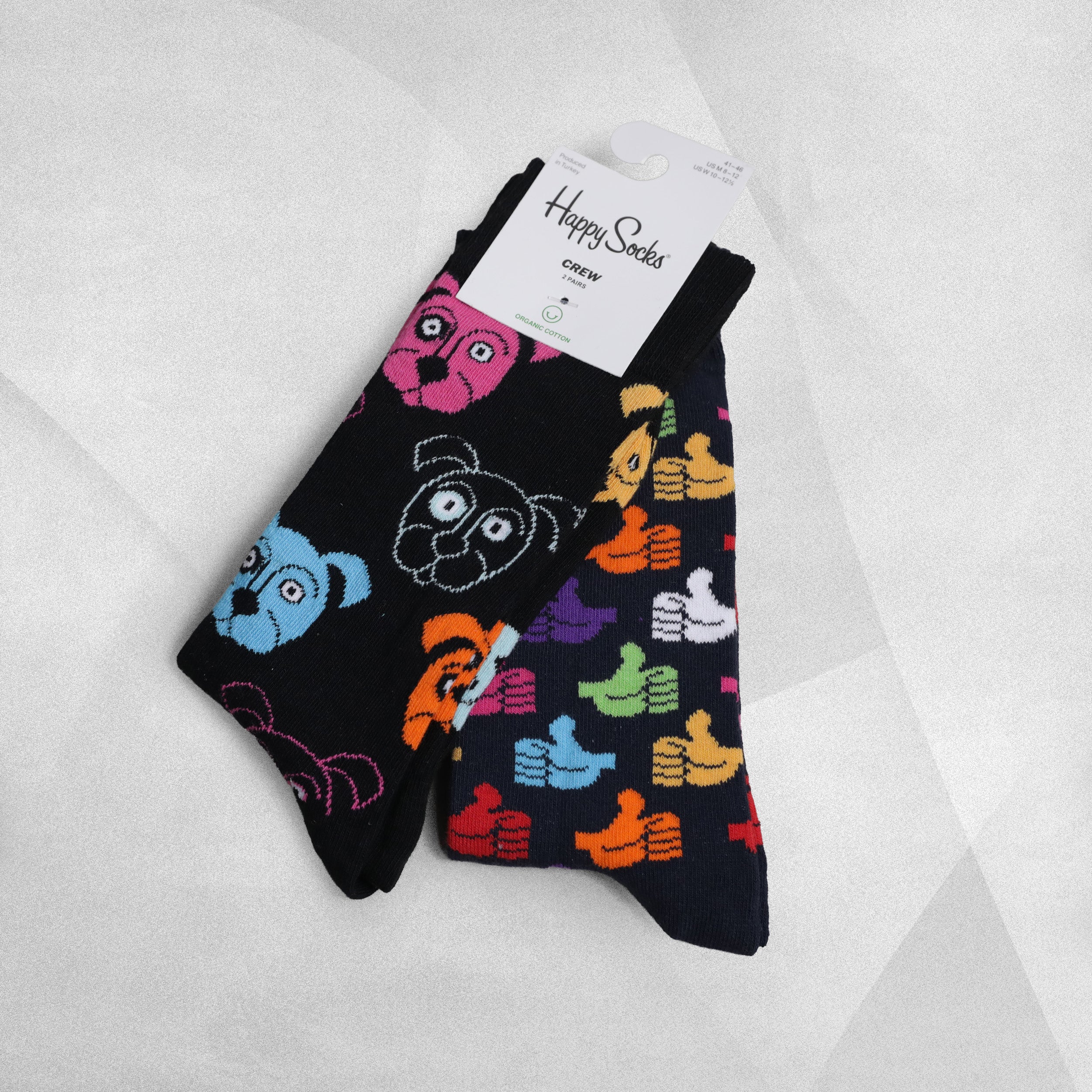 Happy Socks - 2 Pairs - Various Designs & Sizes