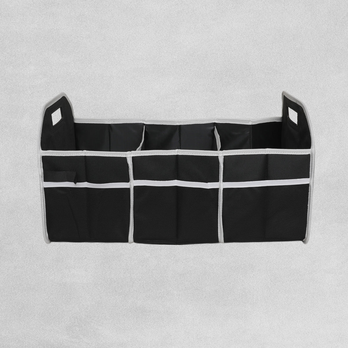 Carshark Car Boot Organiser Storage Box 2-in-1 with Cooler Bag - Black