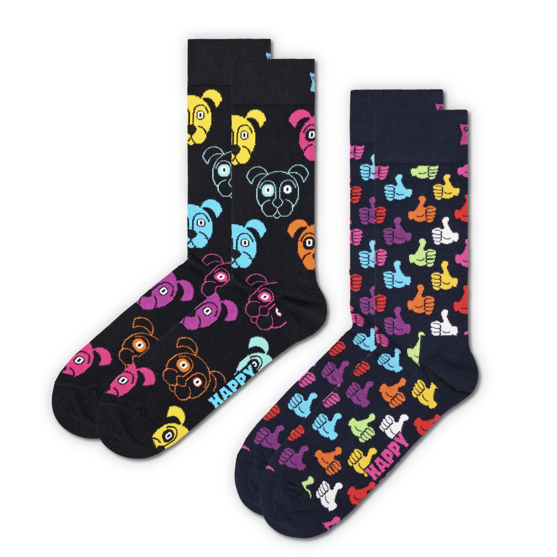 Happy Socks - 2 Pairs - Various Designs & Sizes