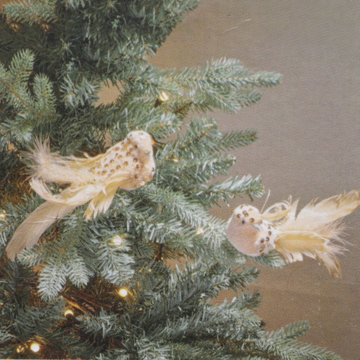 Three Kings Glitterbirds Clip on Christmas Decorations - 18cm - 2 pack