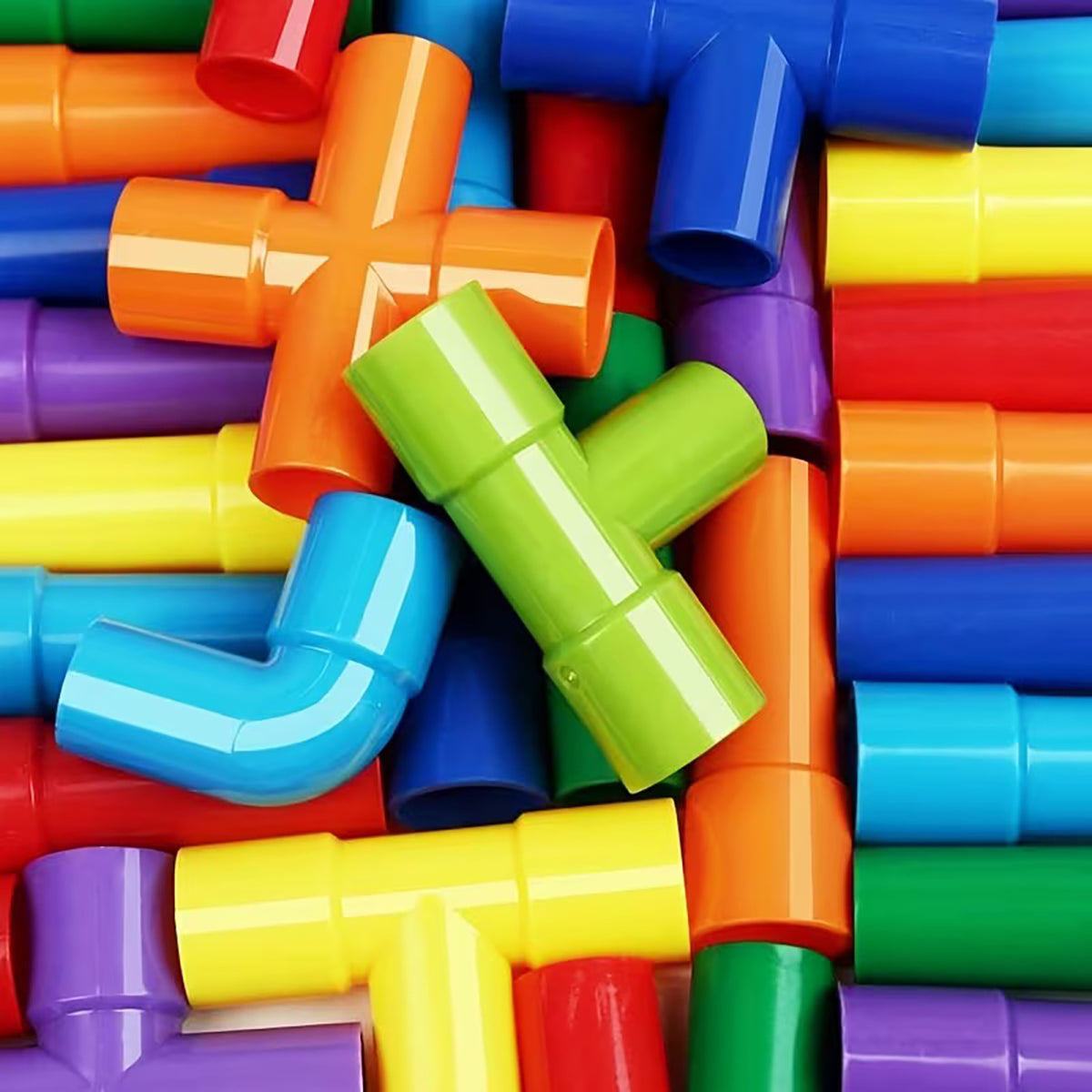 Creation Station Pipe Pieces with Wheels